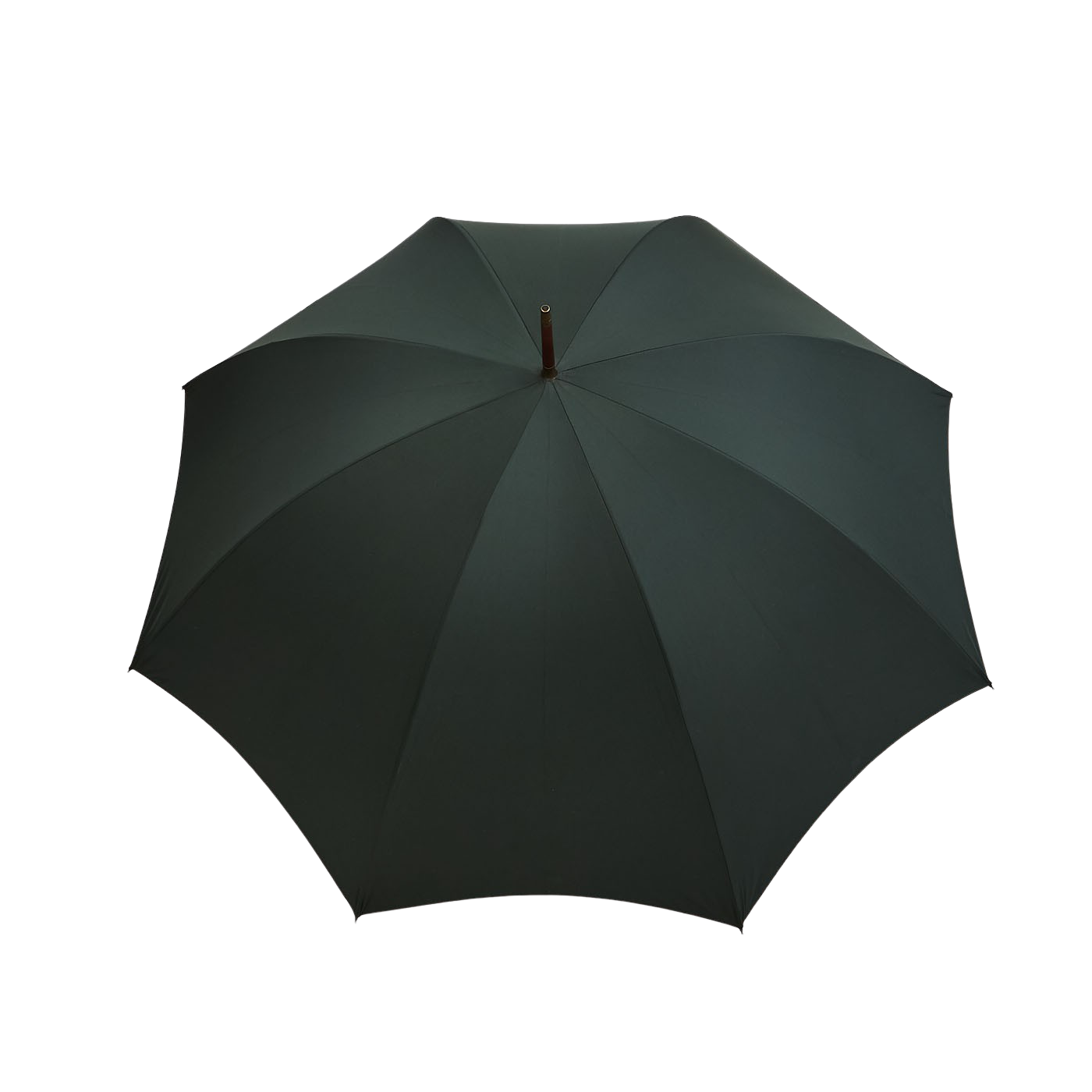 Fox Umbrellas Green Dark Hardwood Handle Umbrella Top