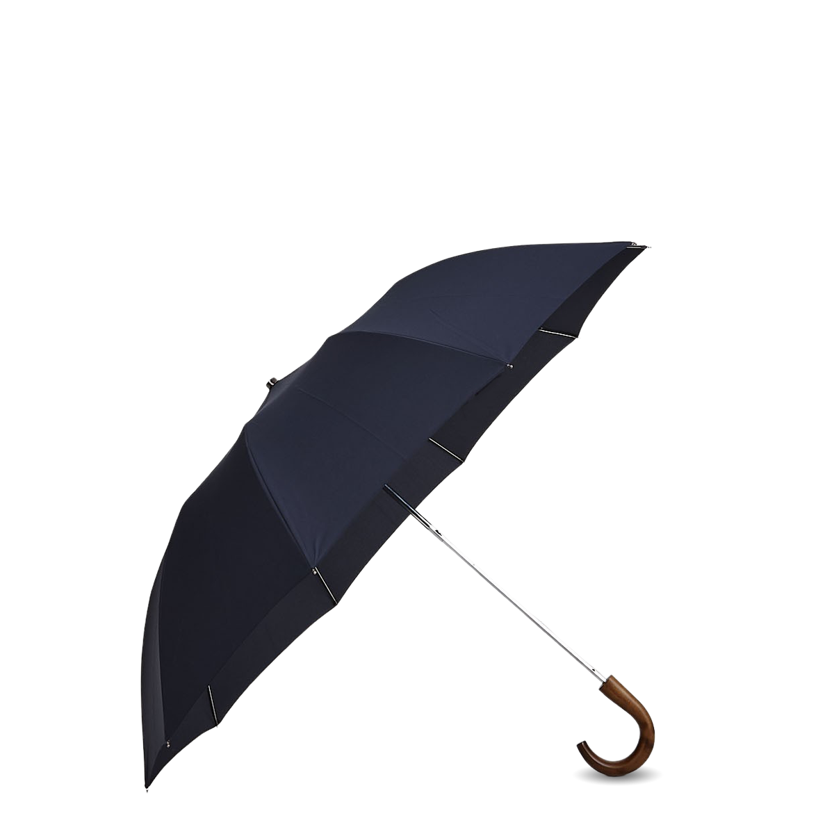 Fox Umbrellas Navy Telescopic Maple Handle Umbrella Feature