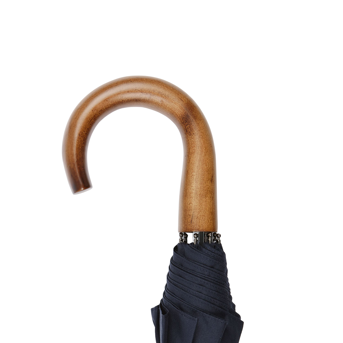 Fox Umbrellas Navy Telescopic Maple Handle Umbrella Handle