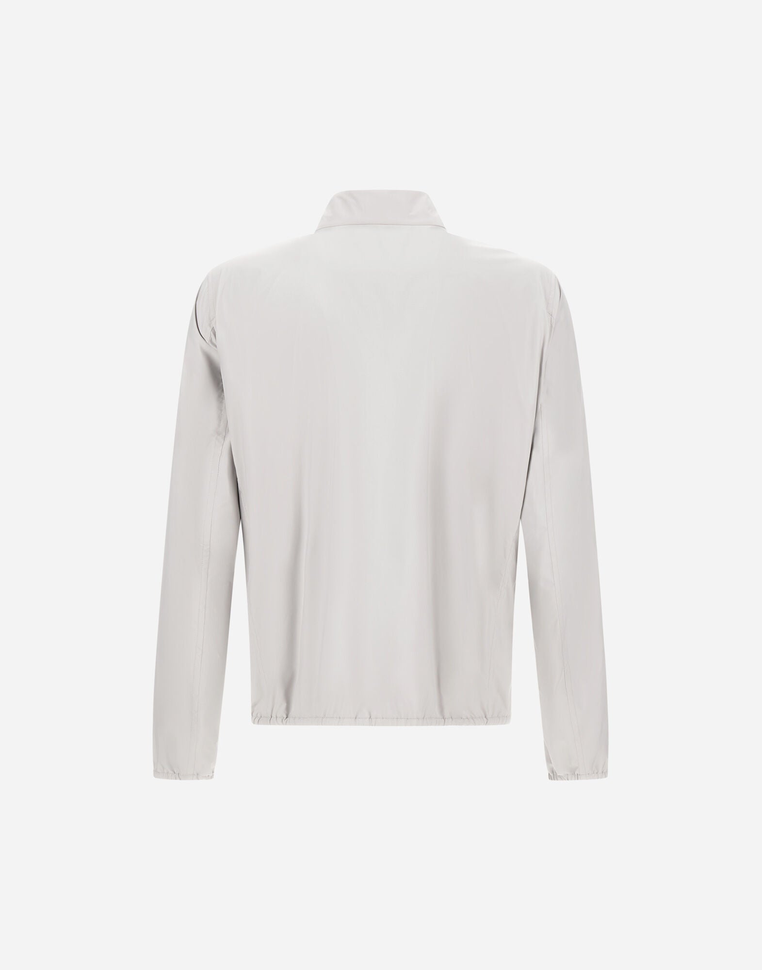 Grey Pearl Nylon/Viscose Reversible Millionaire Jacket