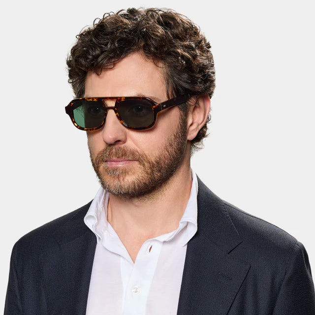 Gianni Eco Dark Havana | Bottle Green