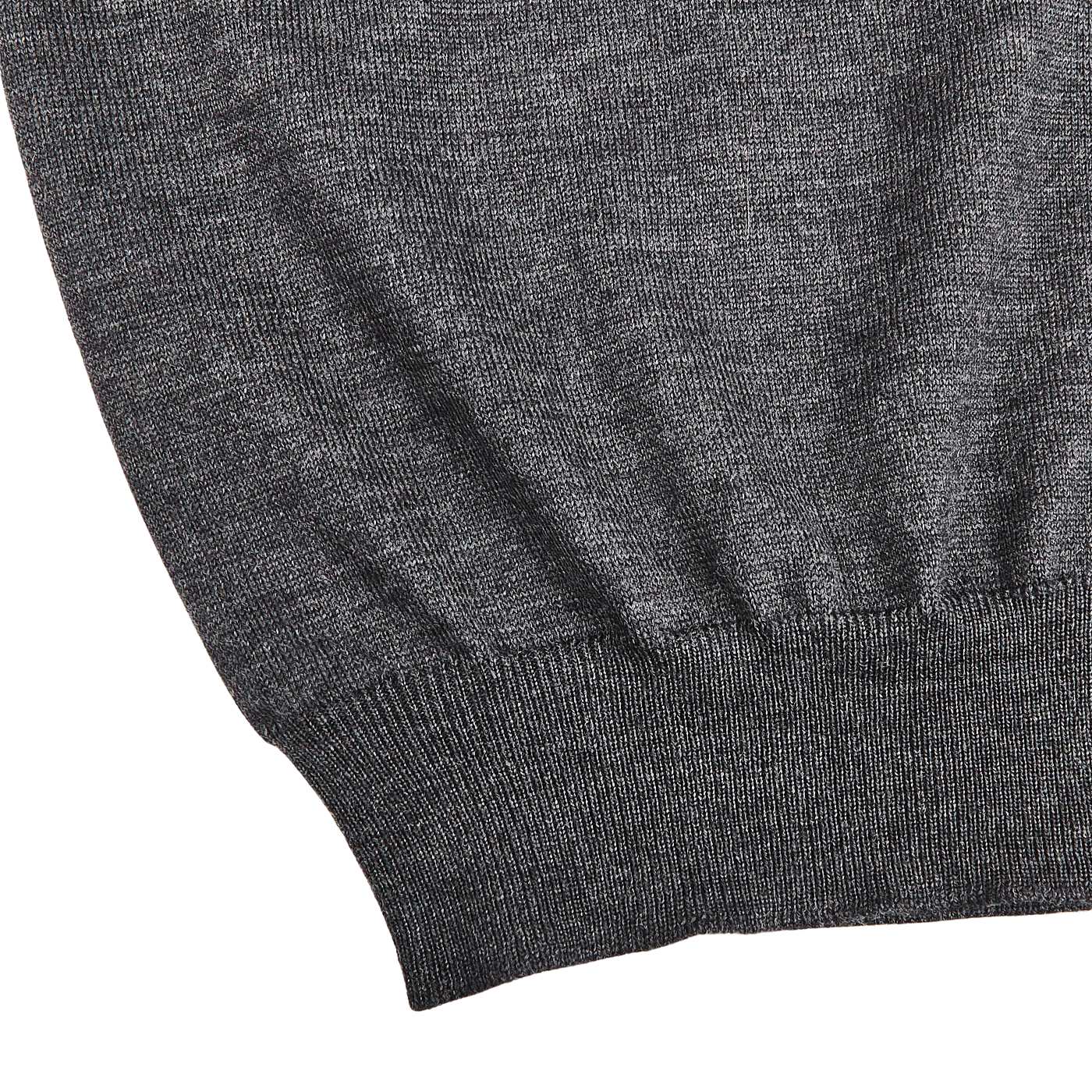 Gran Sasso Charcoal Extra Fine Merino Wool Vest Edge
