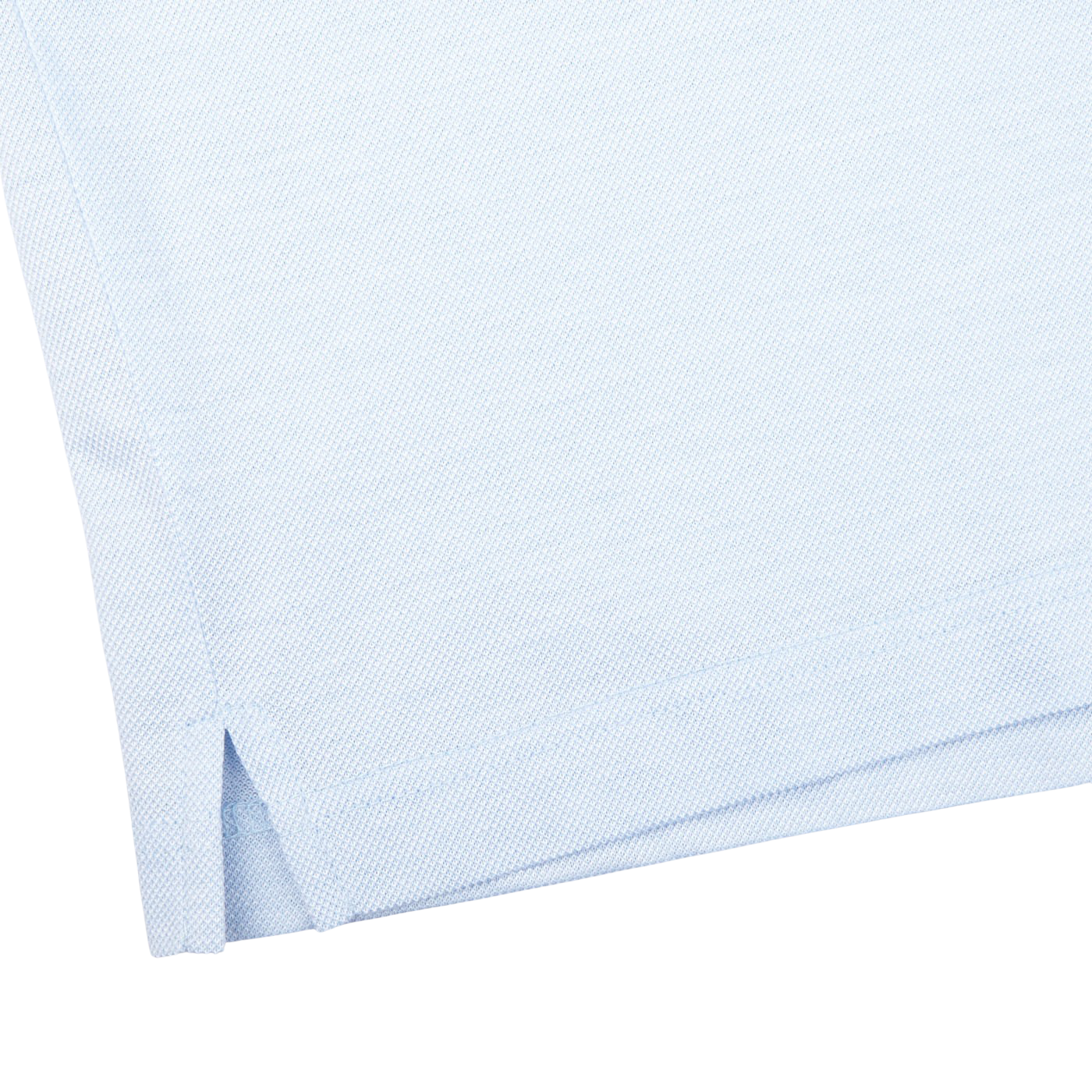 Gran Sasso Sky Blue Cotton Filo Scozia Popover Shirt Edge