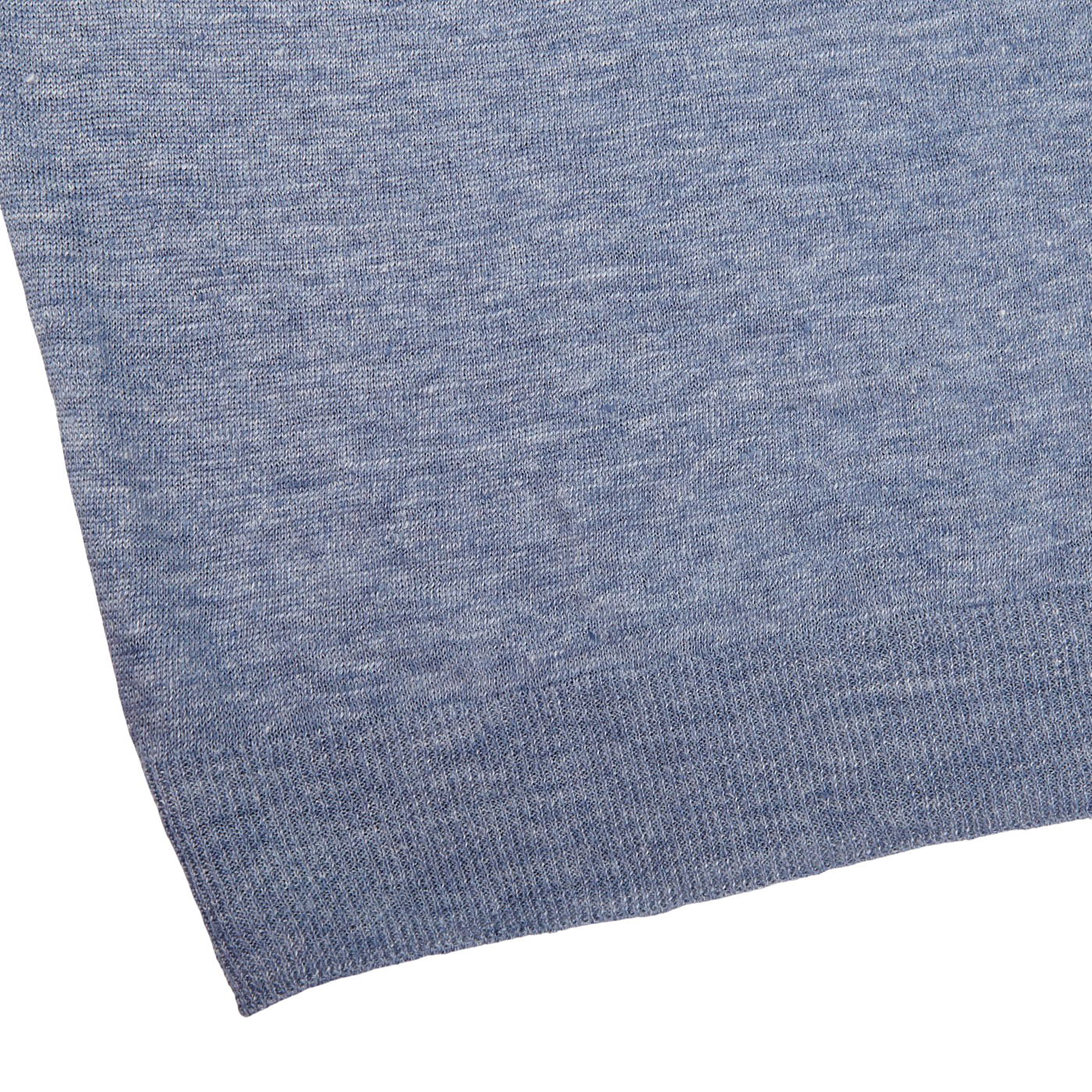 Gran Sasso Sky Blue Melange Linen T-shirt Edge