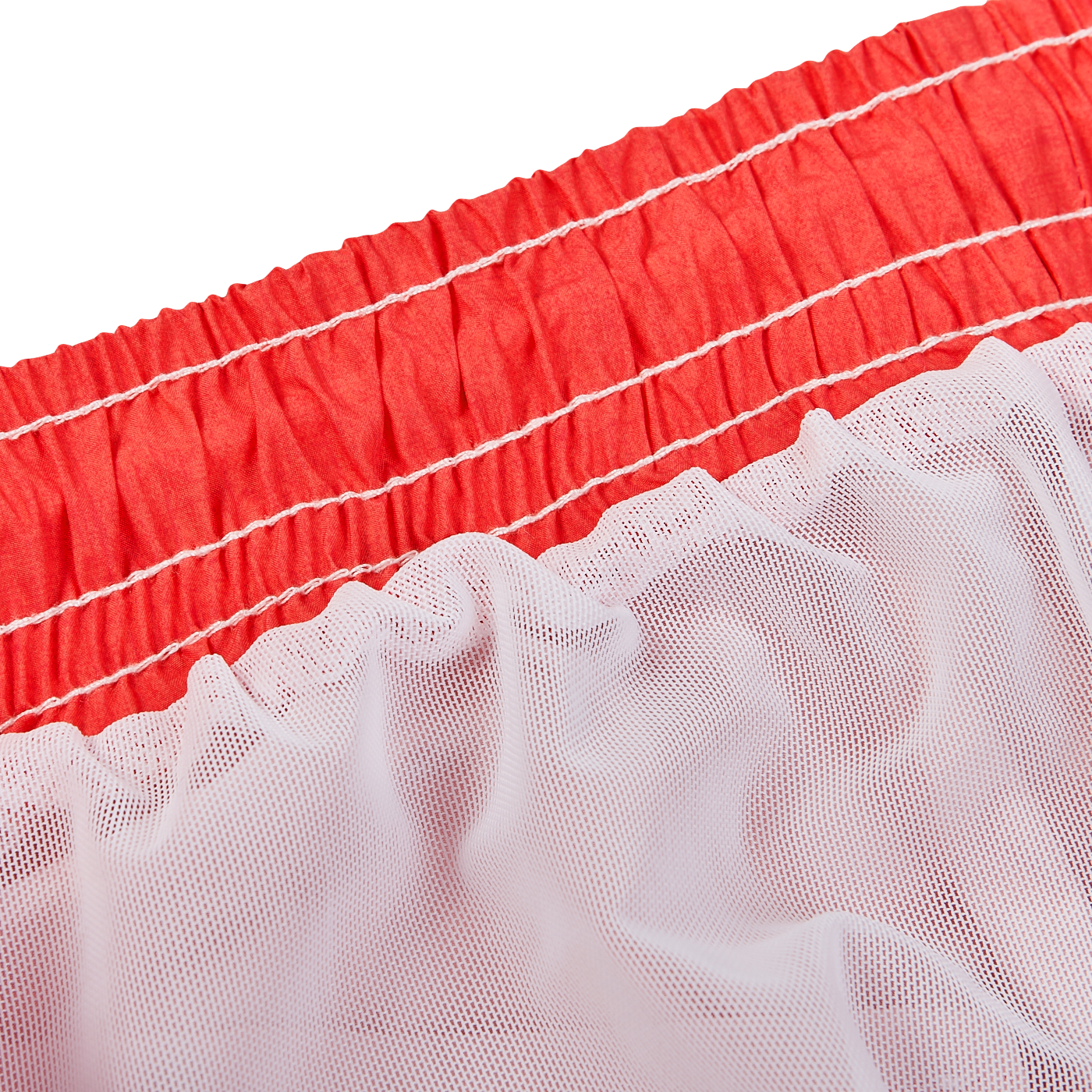 Gran Sasso Solid Red Recycled Microfiber Swimshorts Inside