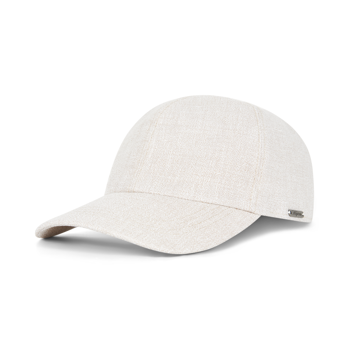 Sand Melange Linen Cotton Baseball Cap