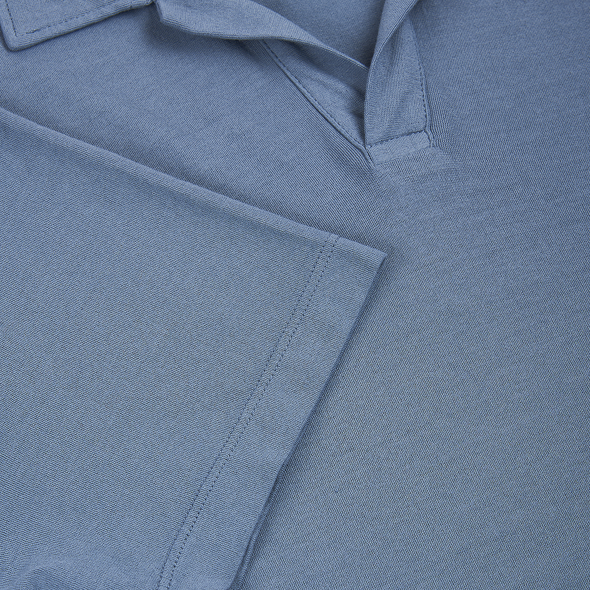 Blue Ice Cotton Polo
