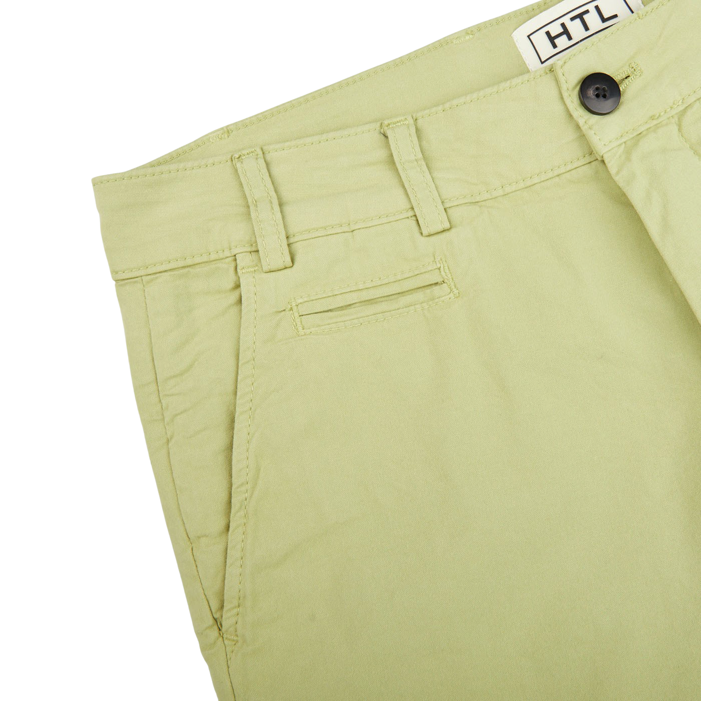 Hiltl Bright Green Cotton Stretch Shorts Edge