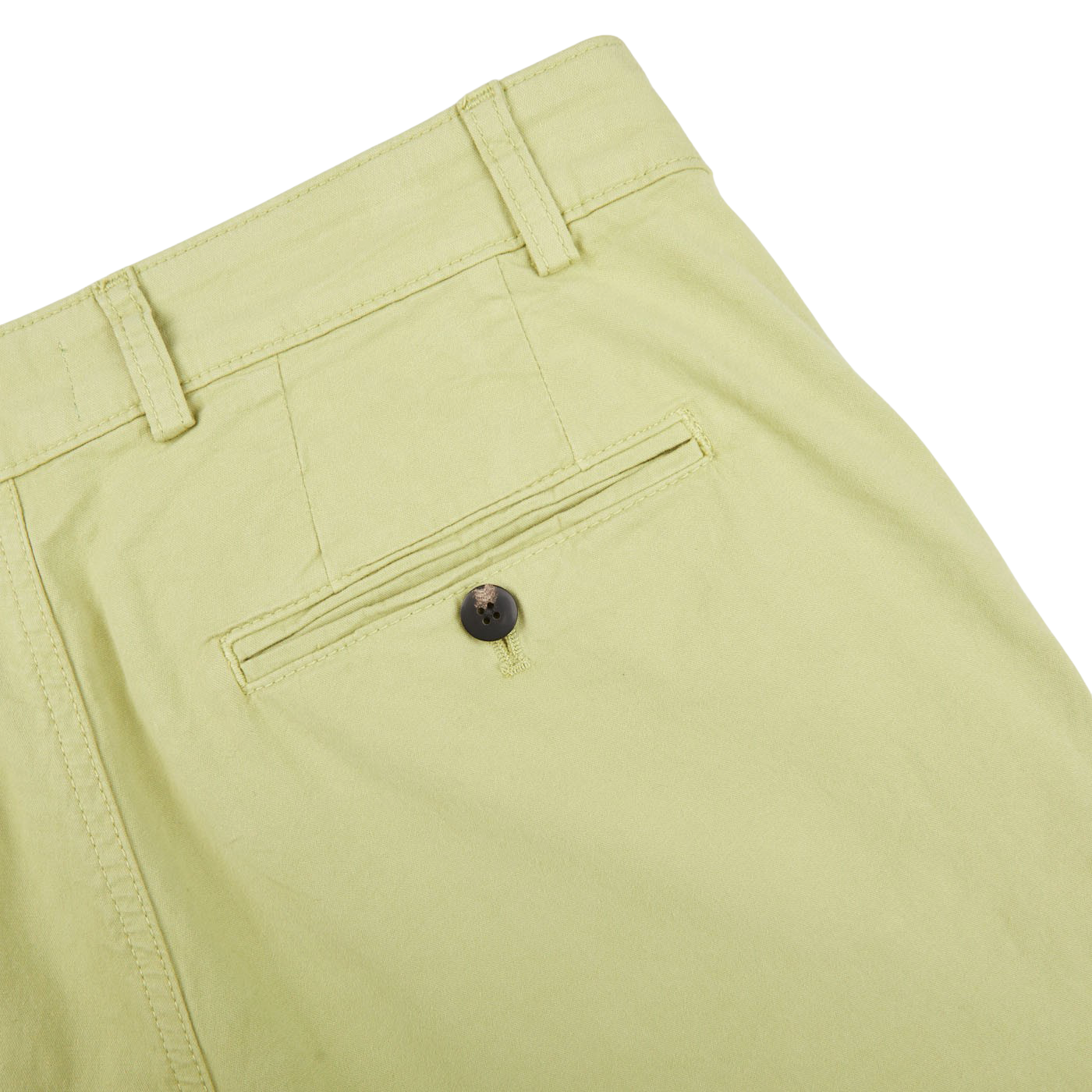 Hiltl Bright Green Cotton Stretch Shorts Pocket