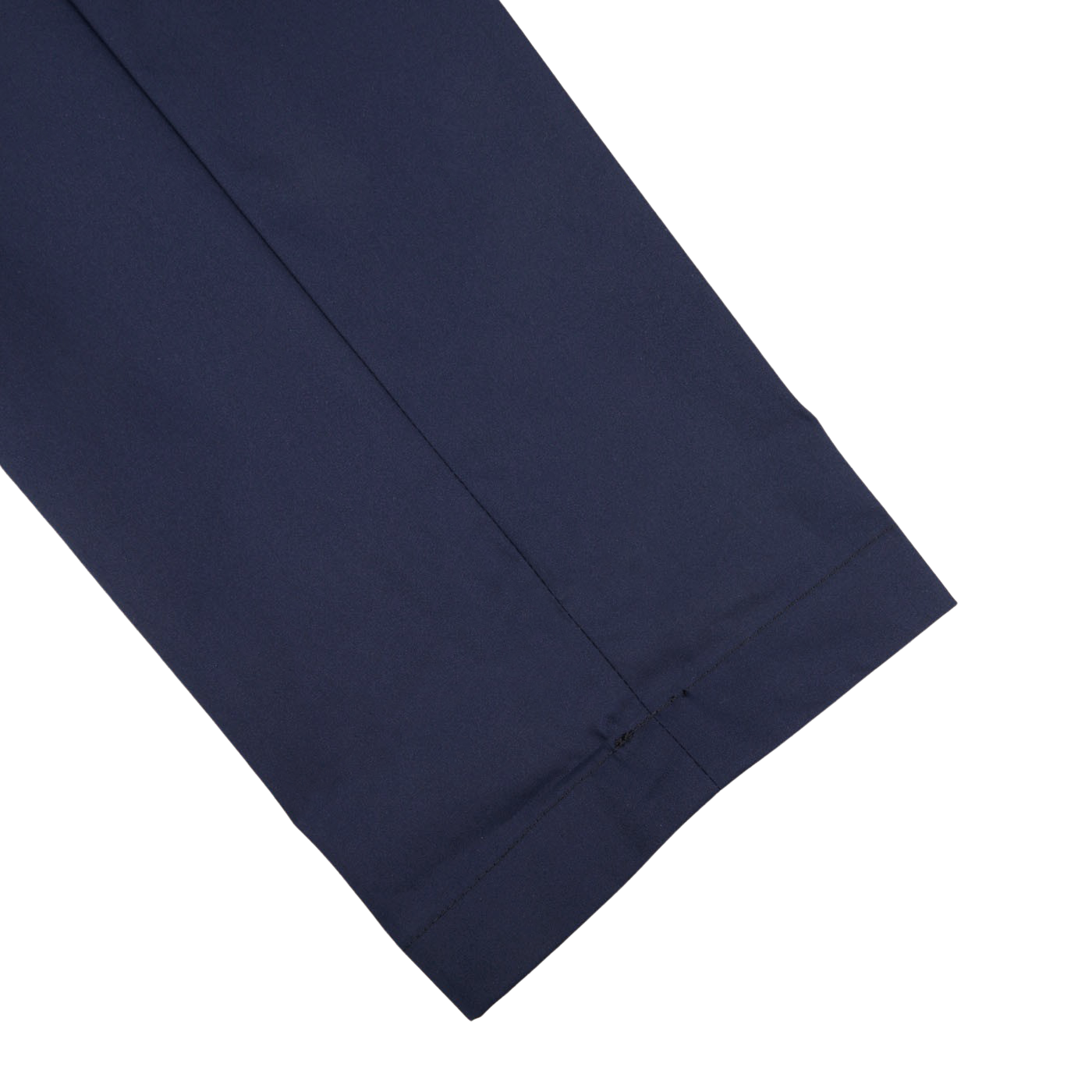 Hiltl Dark Blue Cotton Nylon Slim Chinos Cuff