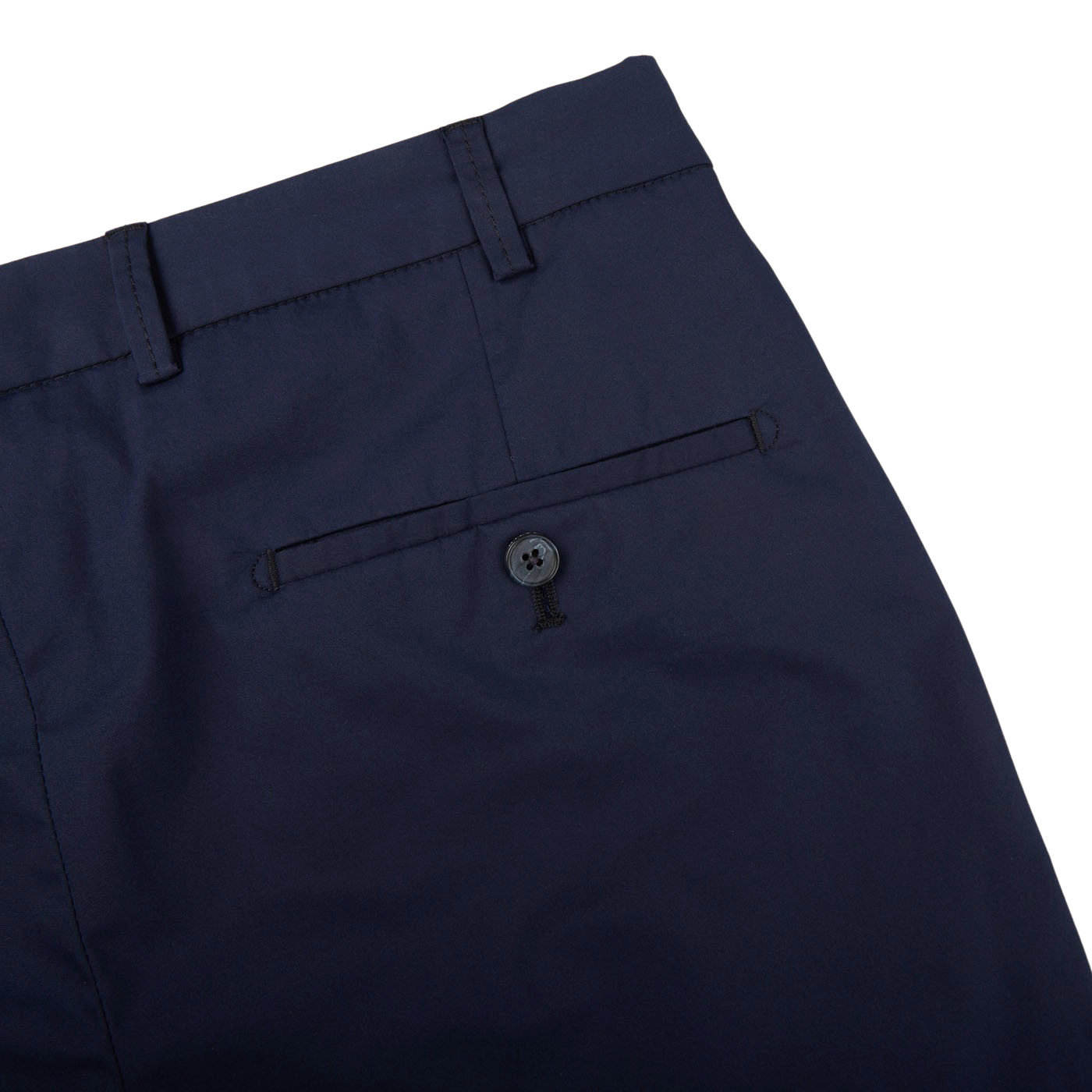 Hiltl Dark Blue Cotton Nylon Slim Chinos Pocket