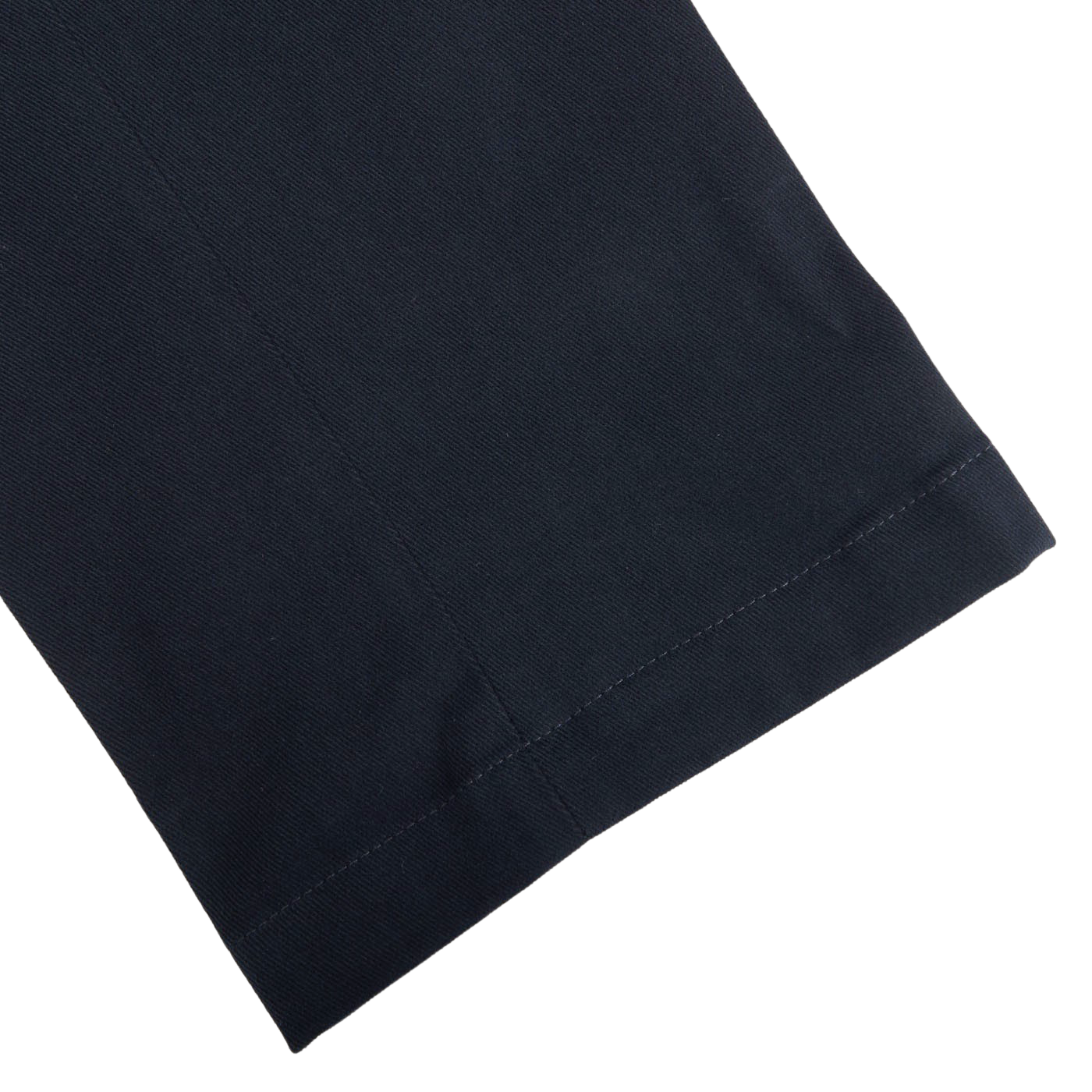 Hiltl Navy Blue Cotton Stretch Regular Fit Chinos Cuff