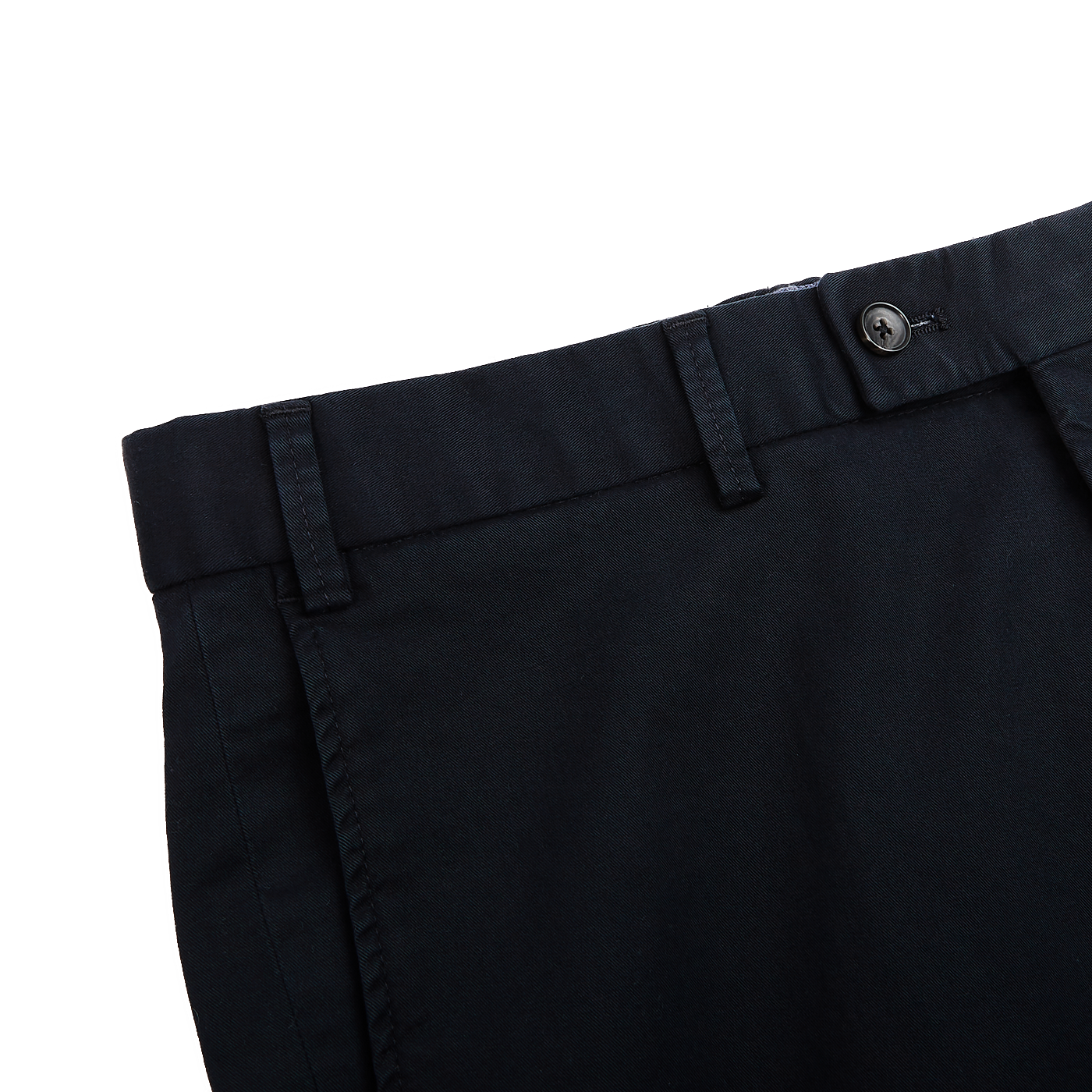 Hiltl Navy Cotton Stretch Regular Chinos Edge