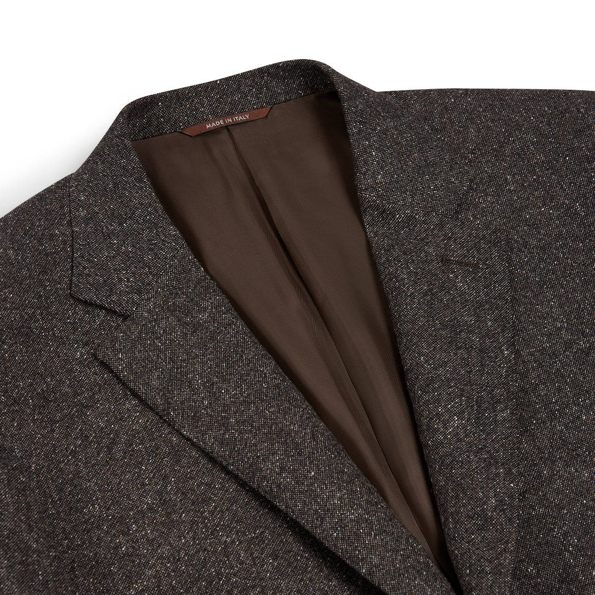 Brown/Grey Wool Donegal Blazer