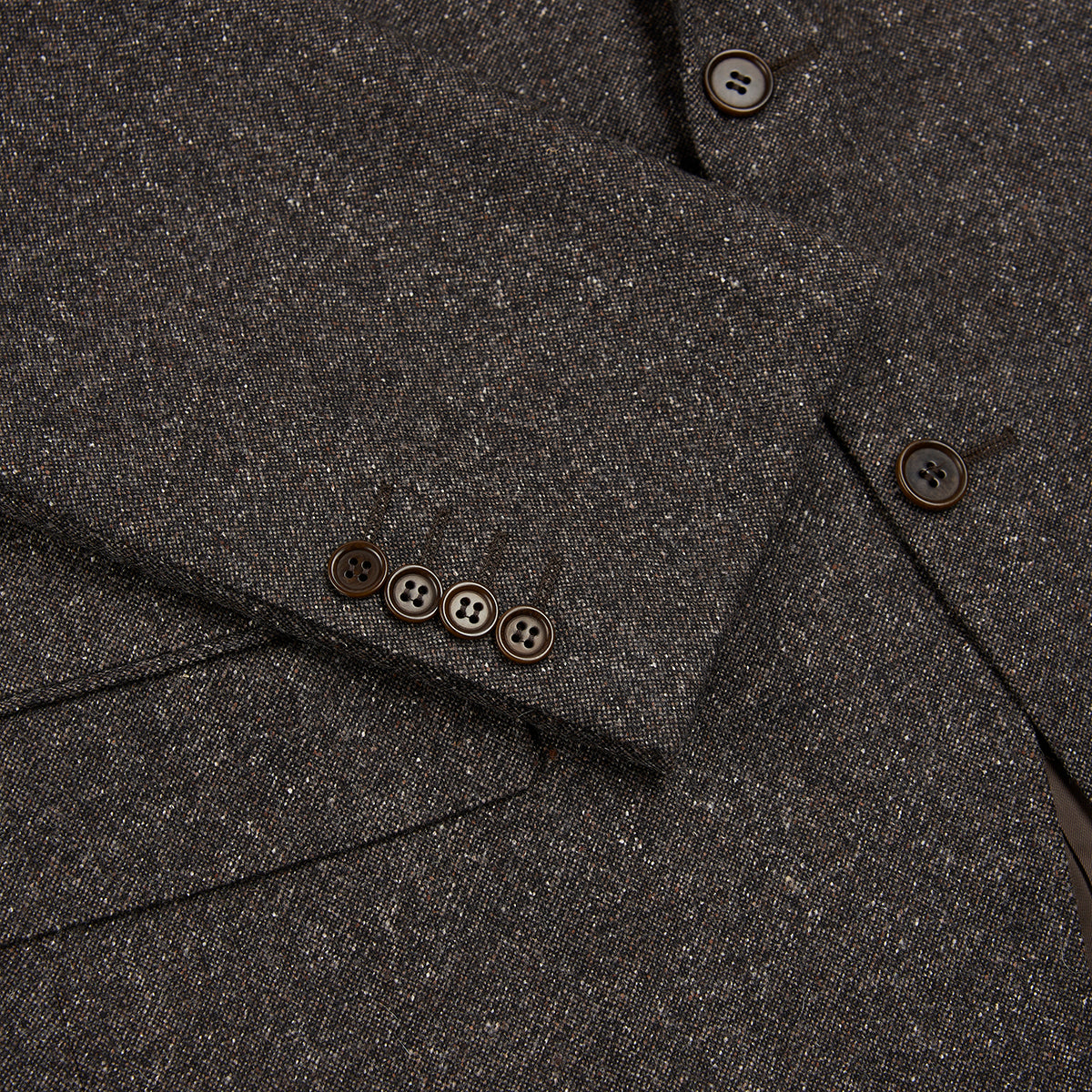 Brown/Grey Wool Donegal Blazer