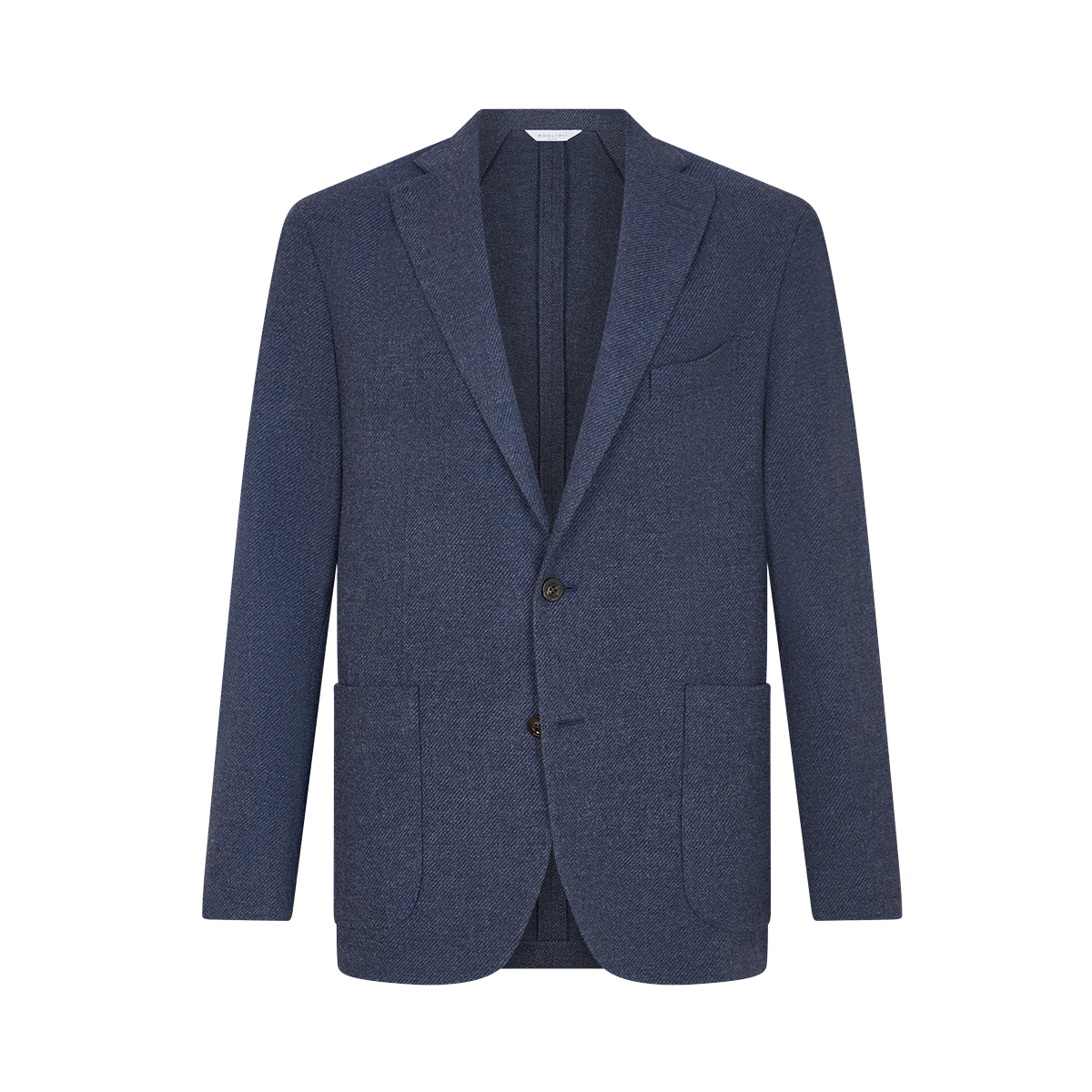 Denim Blue Twill Wool Cashmere Blazer