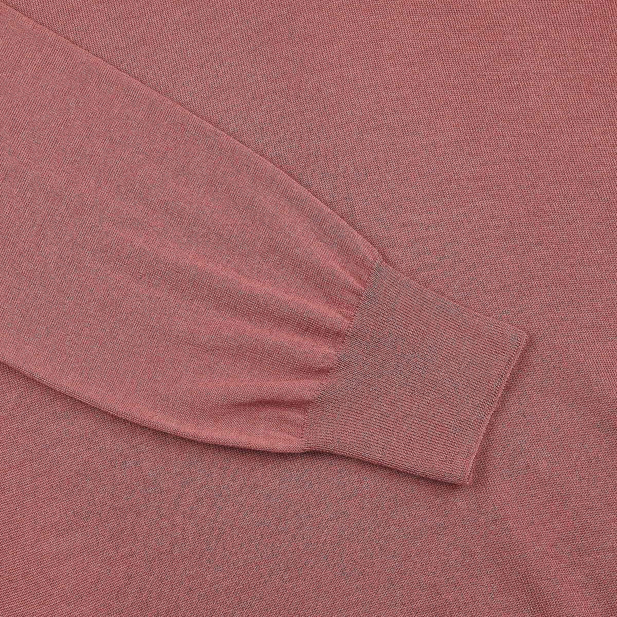 Brick Super Tasmania Wool 1/4 zip Sweater