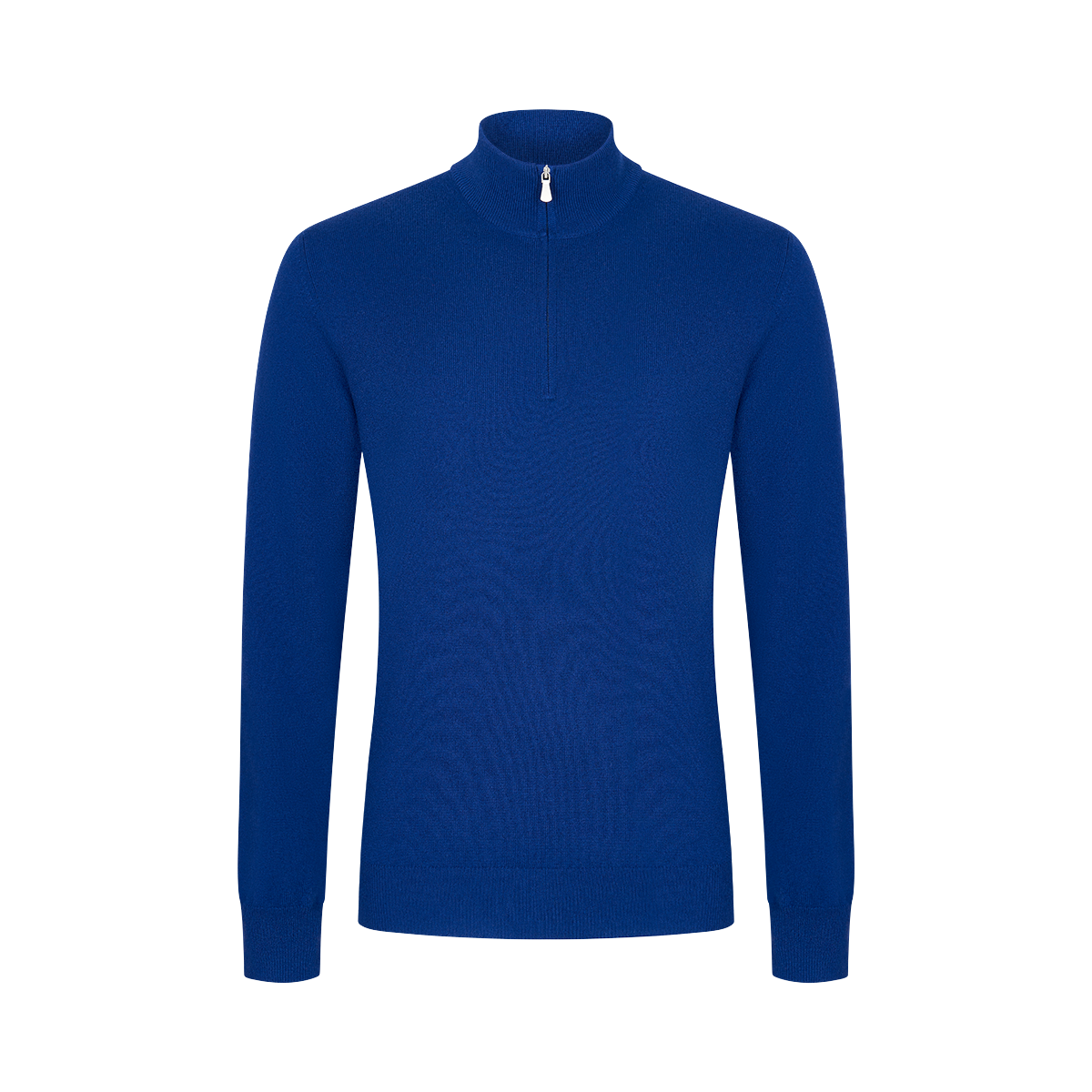 Royal Blue Cashmere 1/4 Zip Sweater