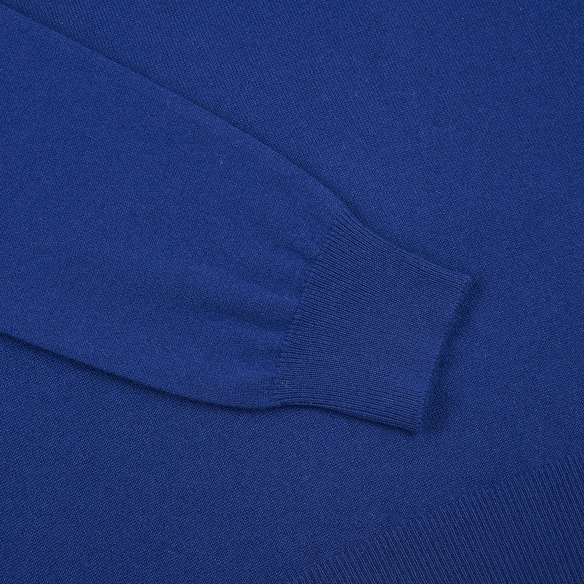 Royal Blue Cashmere 1/4 Zip Sweater