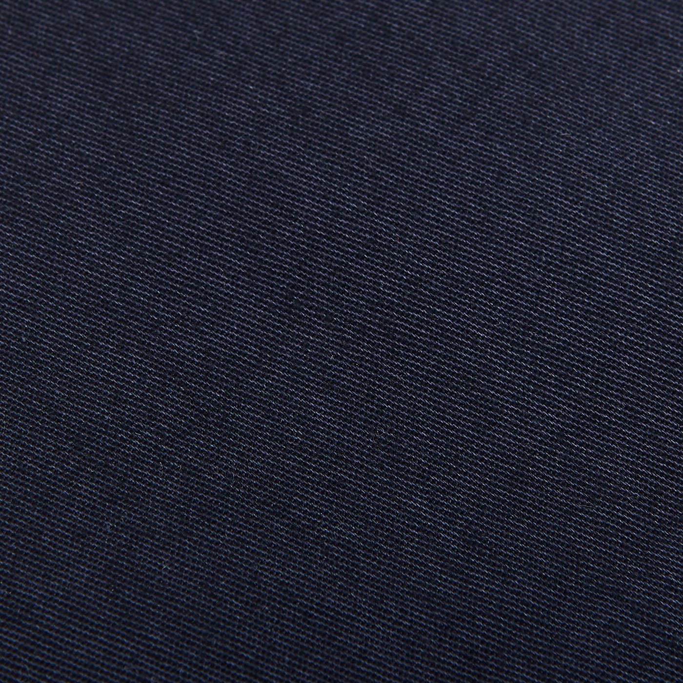 Kit Blake Navy Blue Cotton Twill Pleated Trousers Fabric