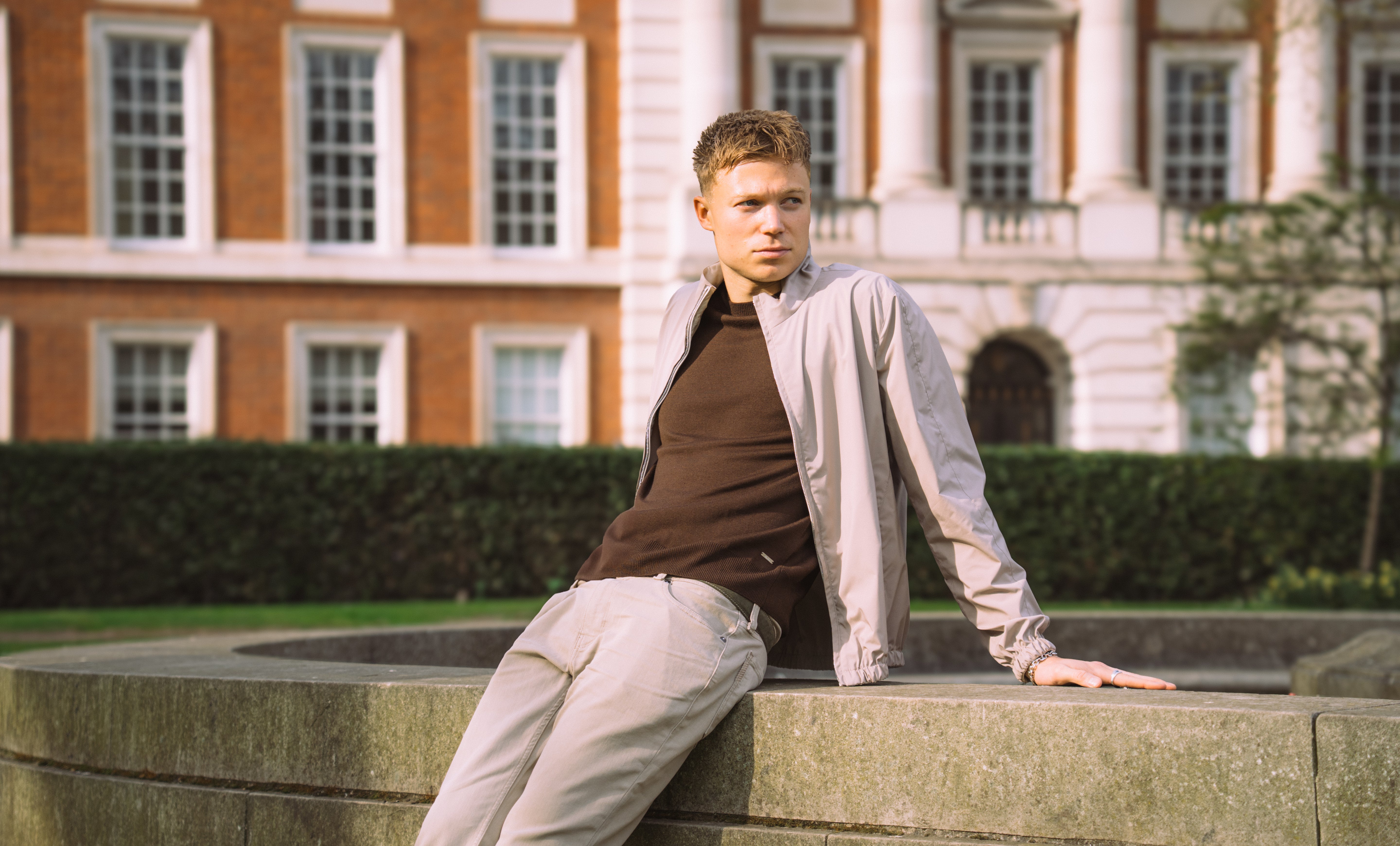 Brown Cashwool T-Shirt