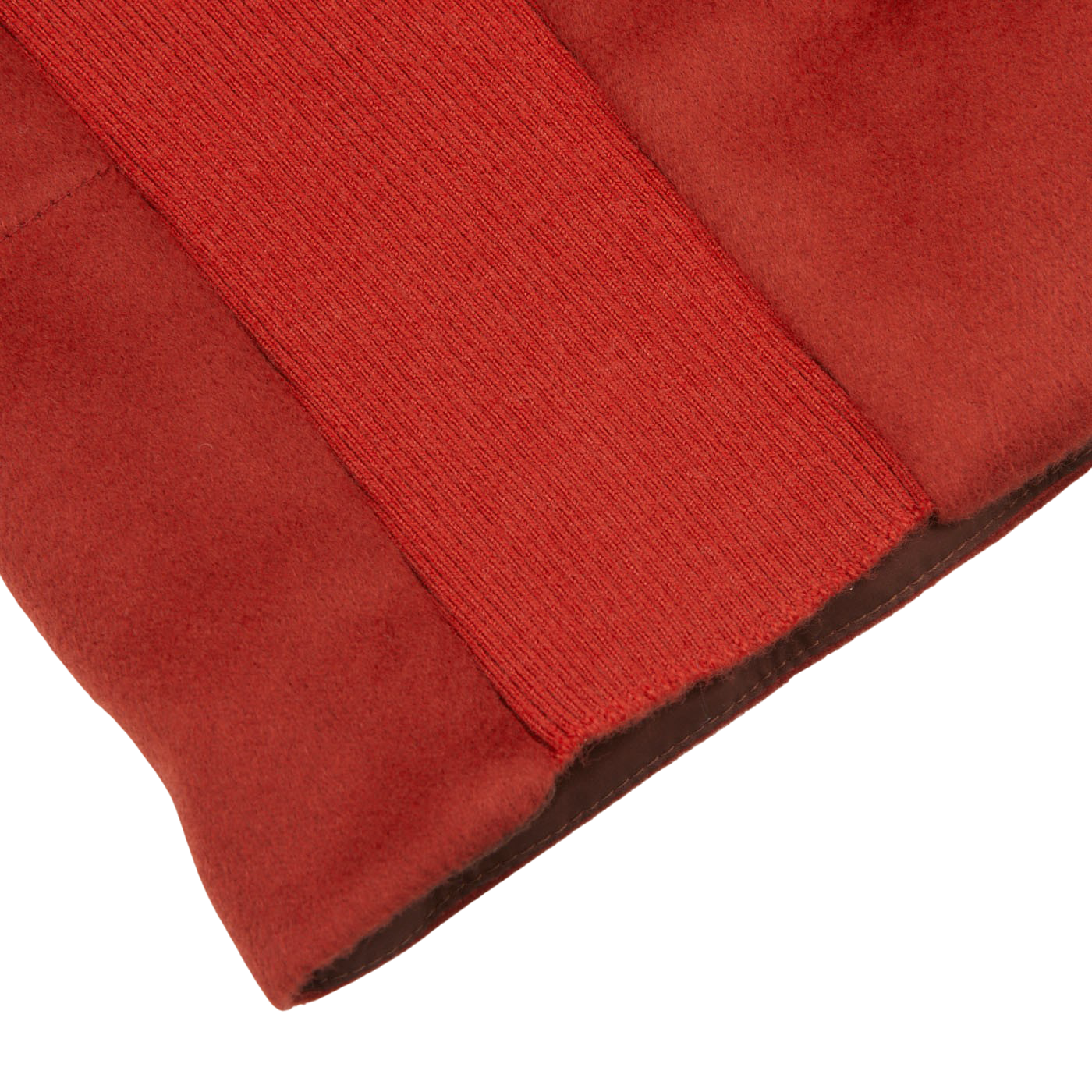 Maurizio Baldassari Paprika Red Water Repellent Pure Cashmere Gilet Side
