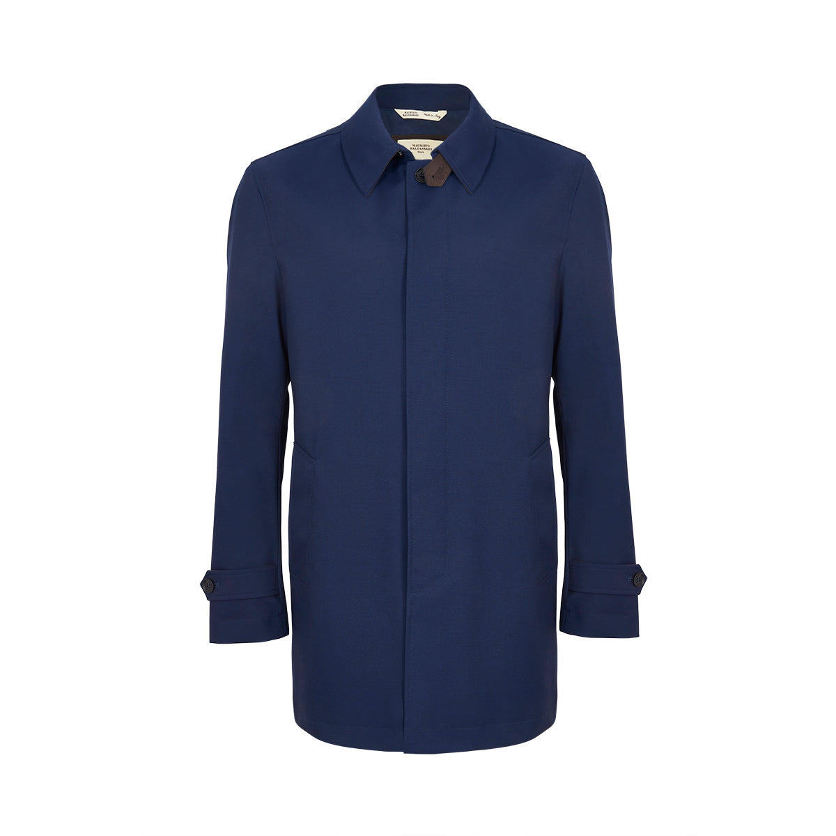 Navy Blue LP Storm System Wool Coat