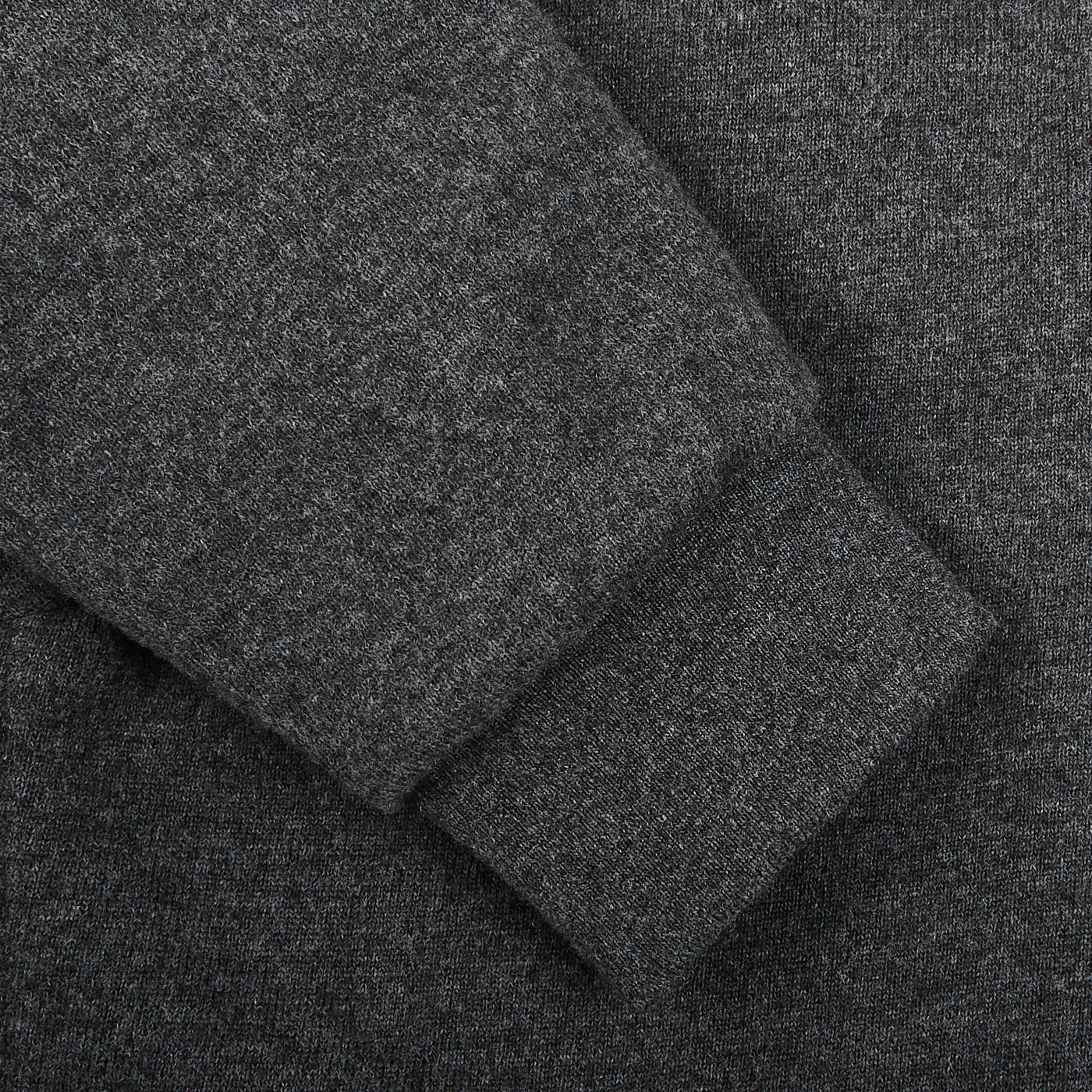 Moorer Grey Wool Cashmere Down Padded Bomber Jacket Cuff
