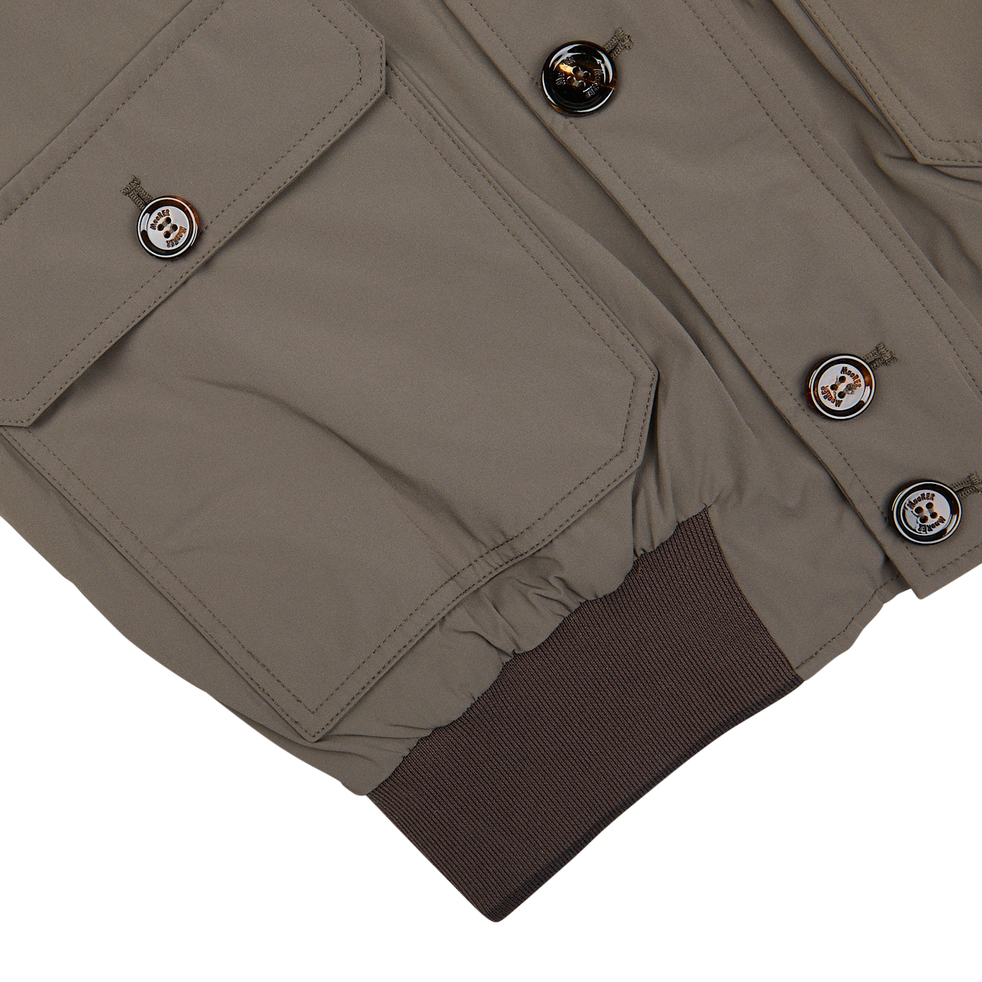 Olive Green Technical Nylon Blouson