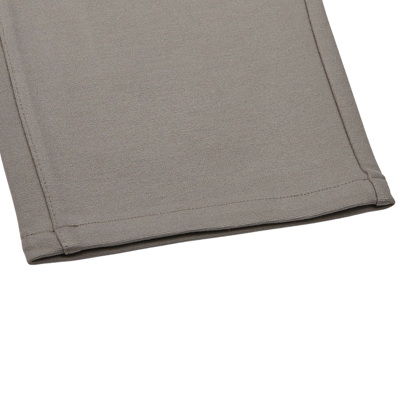 Paige Dark Taupe Jersey Stafford Trousers Cuff
