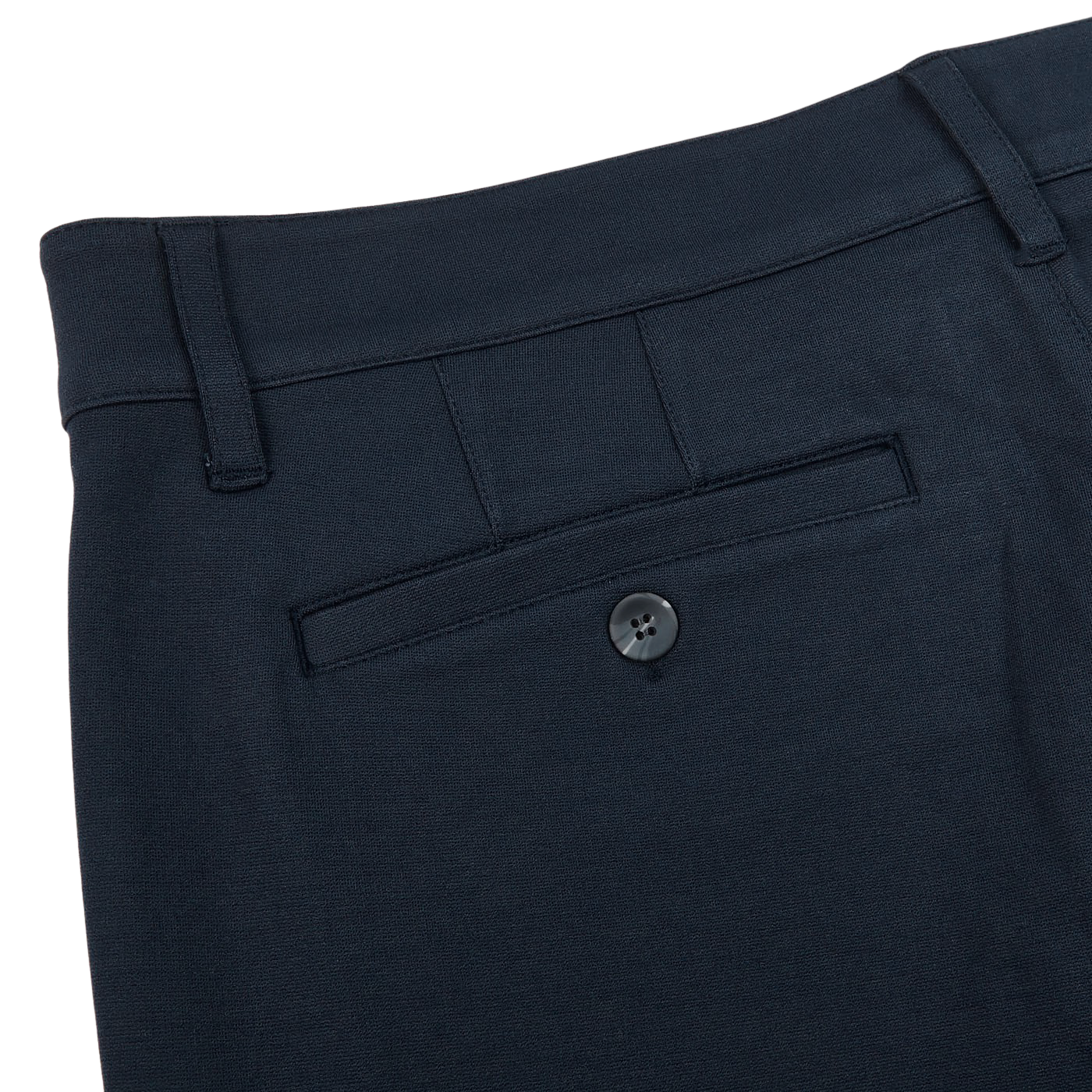 Paige Deep Anchor Blue Jersey Stafford Trousers Pocket
