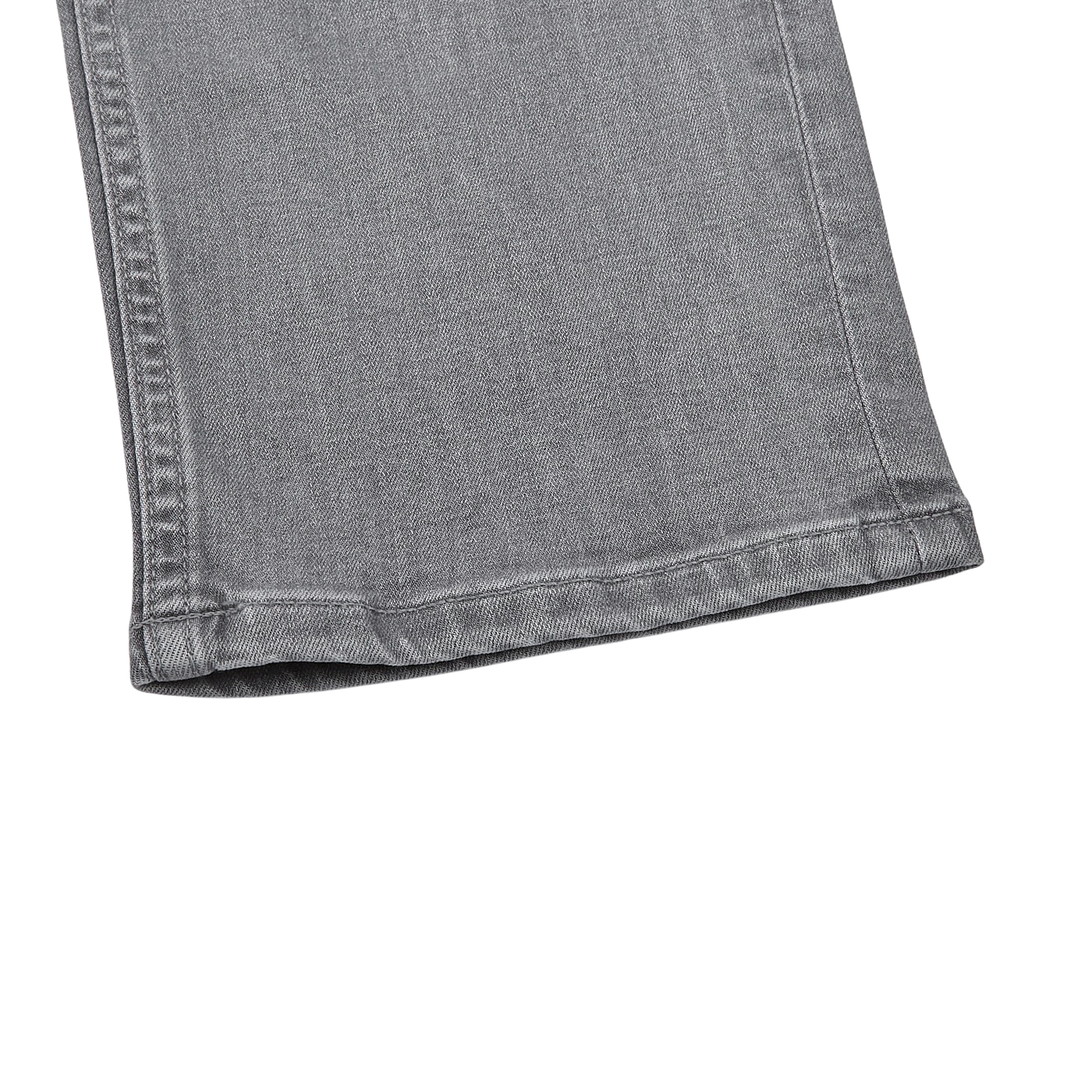 Paige Light Grey Cotton Stretch Lennox Jeans Cuff