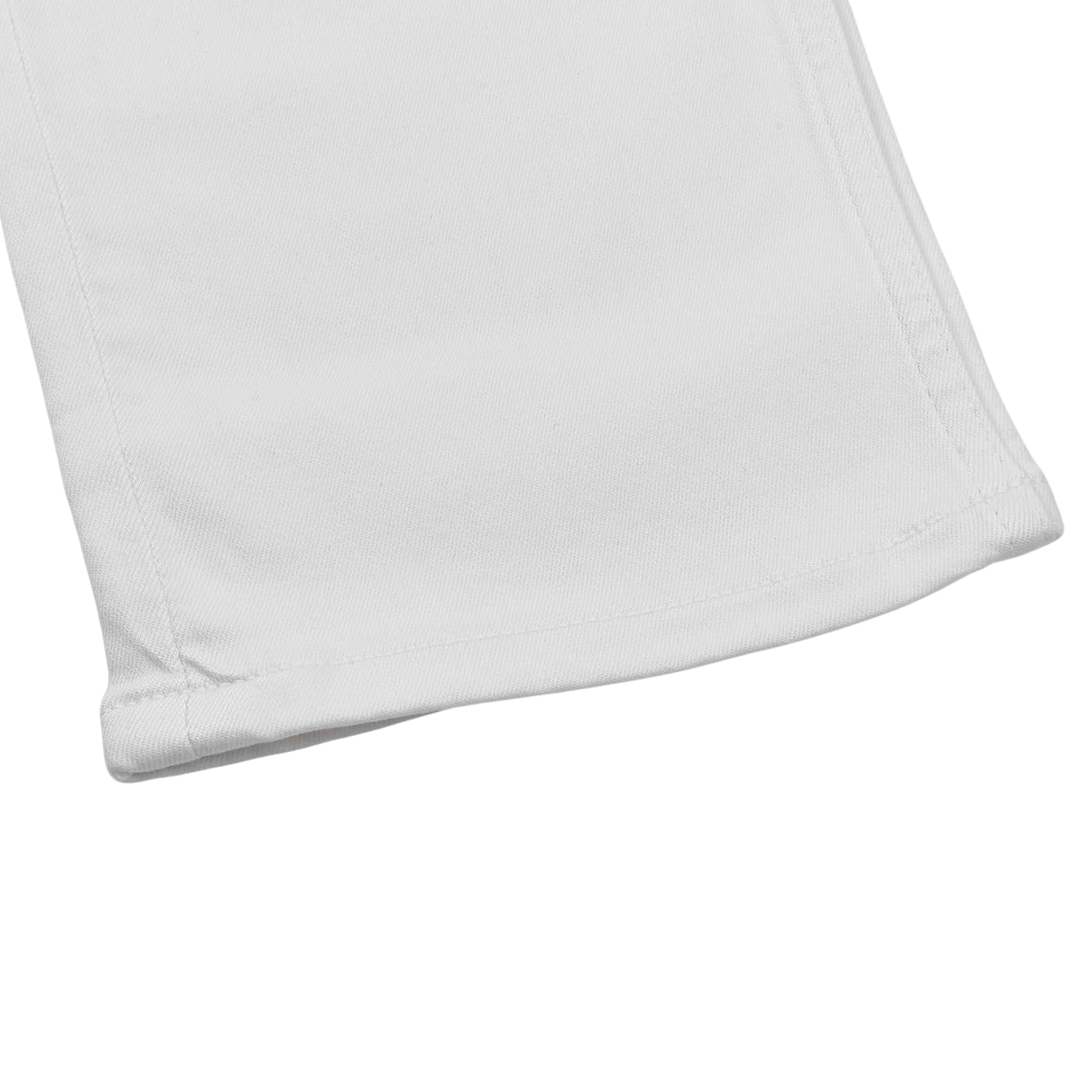 Paige White Icecap Cotton Stretch Lennox Jeans Cuff