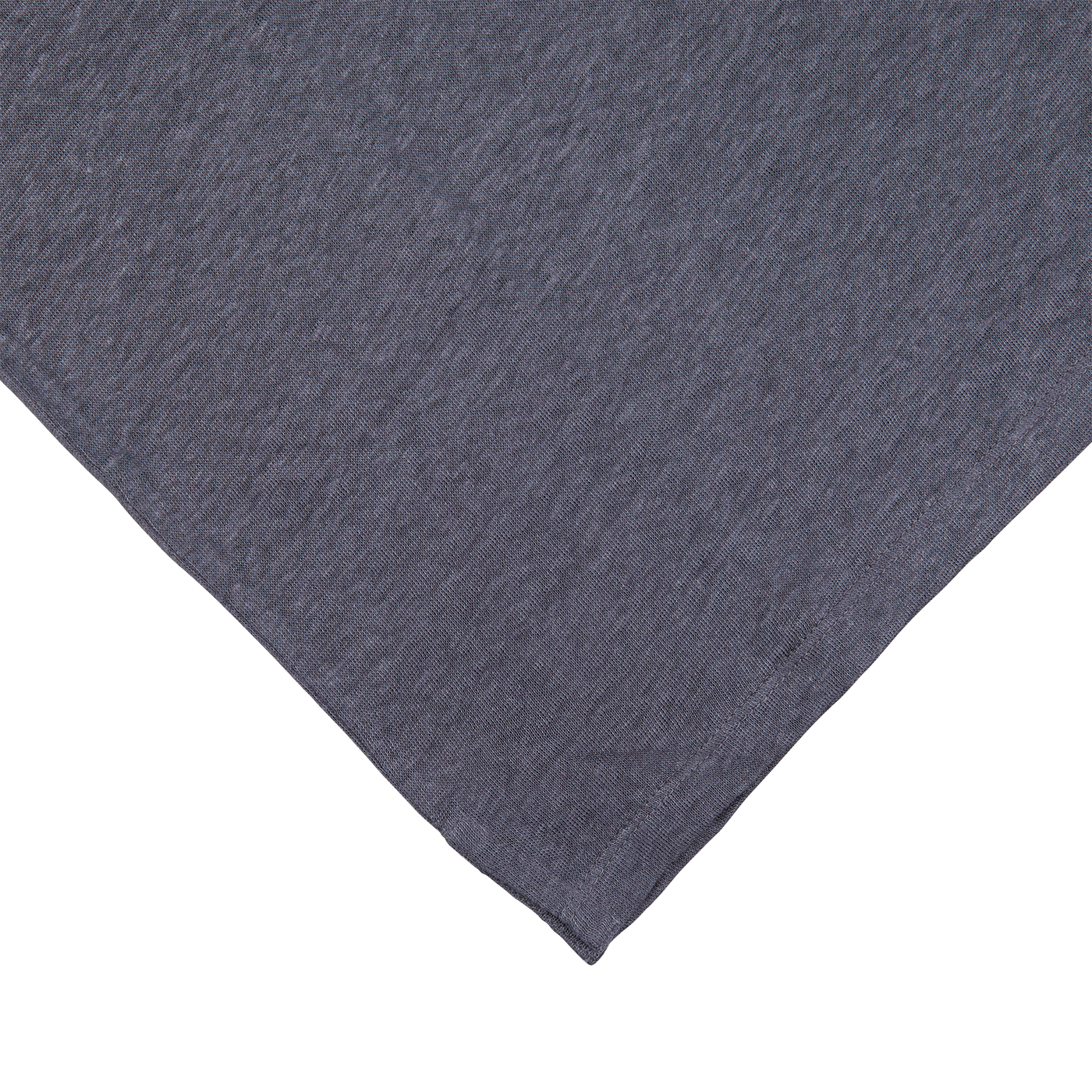 A Grey Blue Linen Capri Collar Polo Shirt by Paige on a white background.