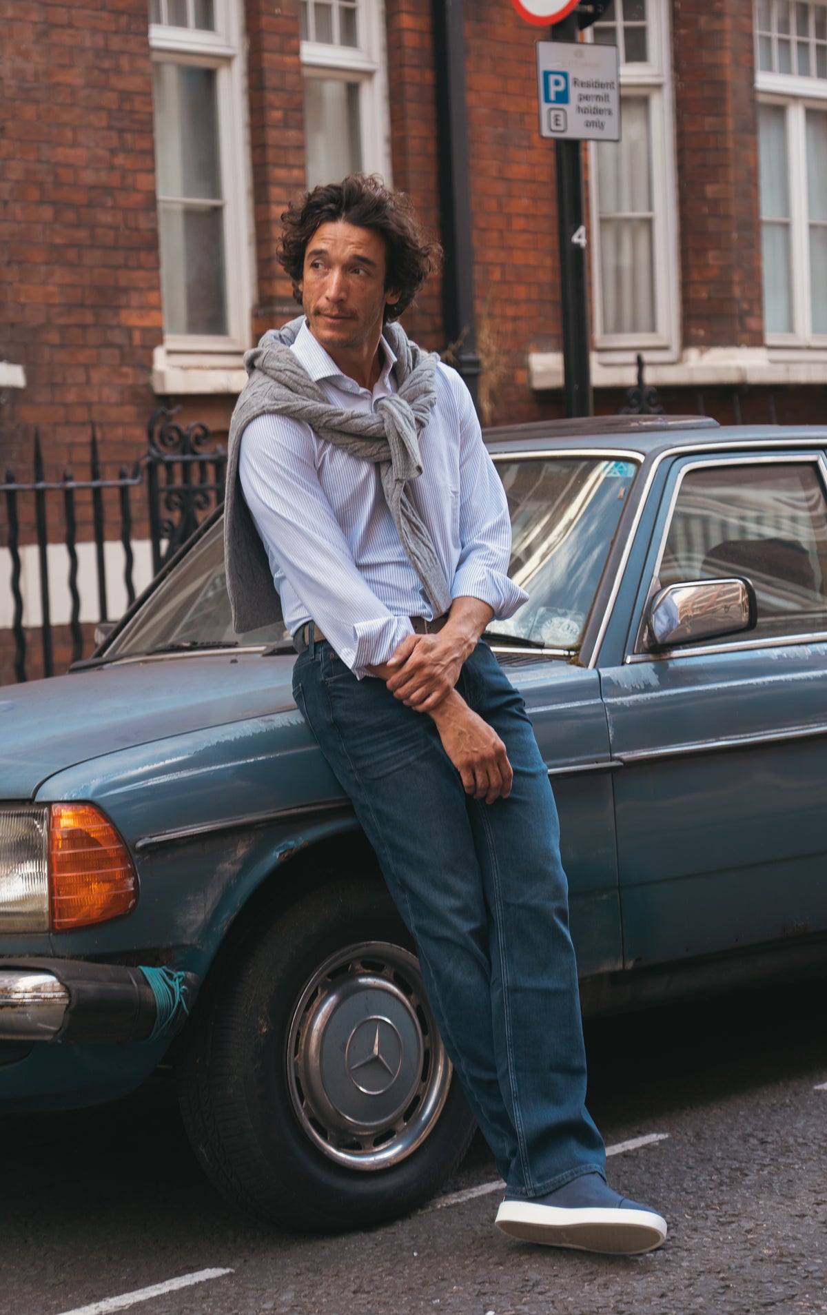 Dark Wash Indigo Jenkins Doheny Relaxed Straight Jeans