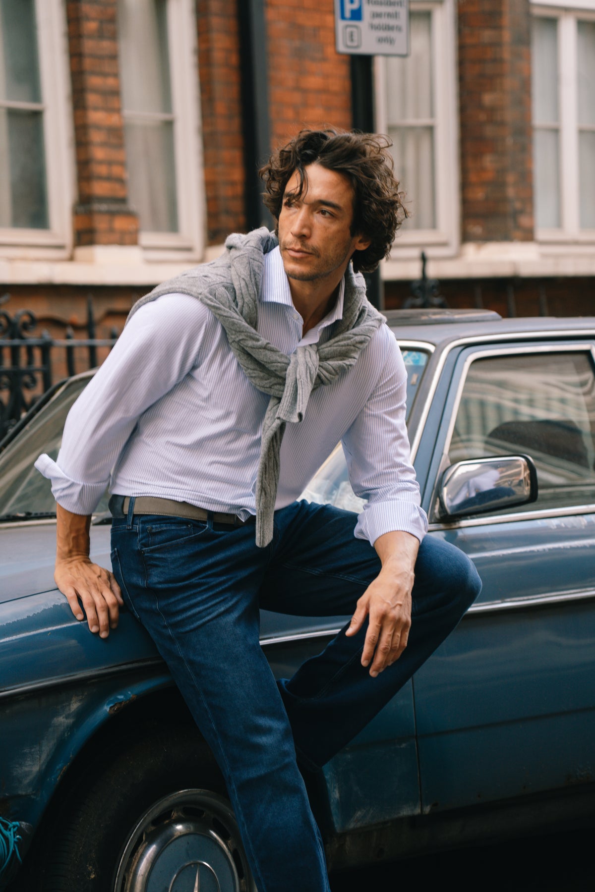 Dark Wash Indigo Jenkins Doheny Relaxed Straight Jeans
