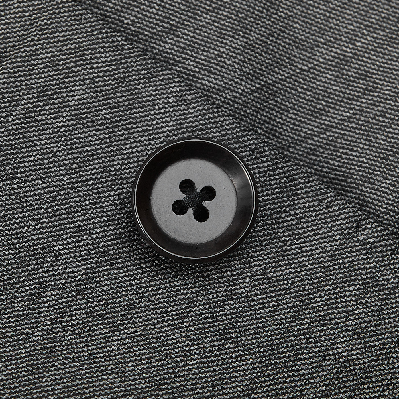 Ring Jacket Grey Melange Pic 'n Pic Wool Suit Button