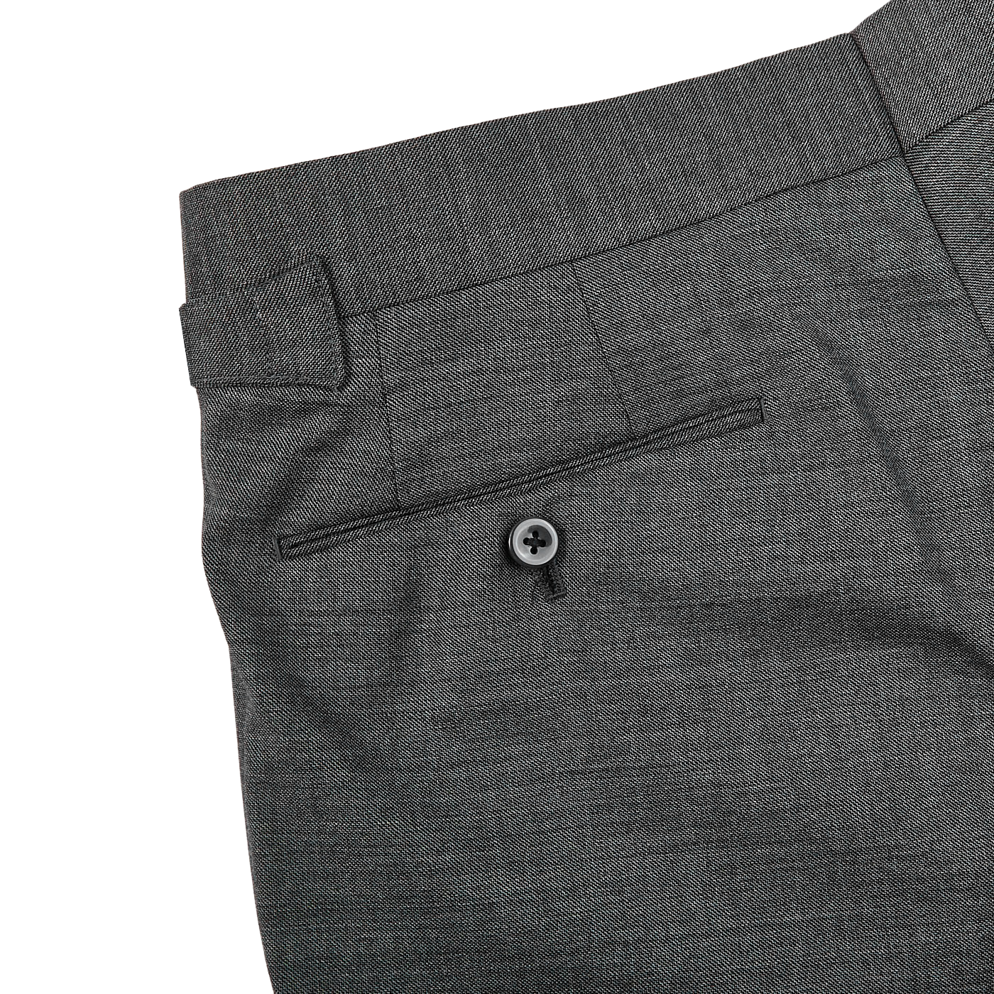 Ring Jacket Grey Melange Pic 'n Pic Wool Suit Pocket