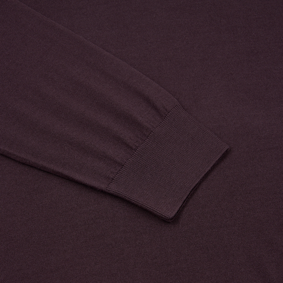 Purple Loro Piana Wish LS zip polo