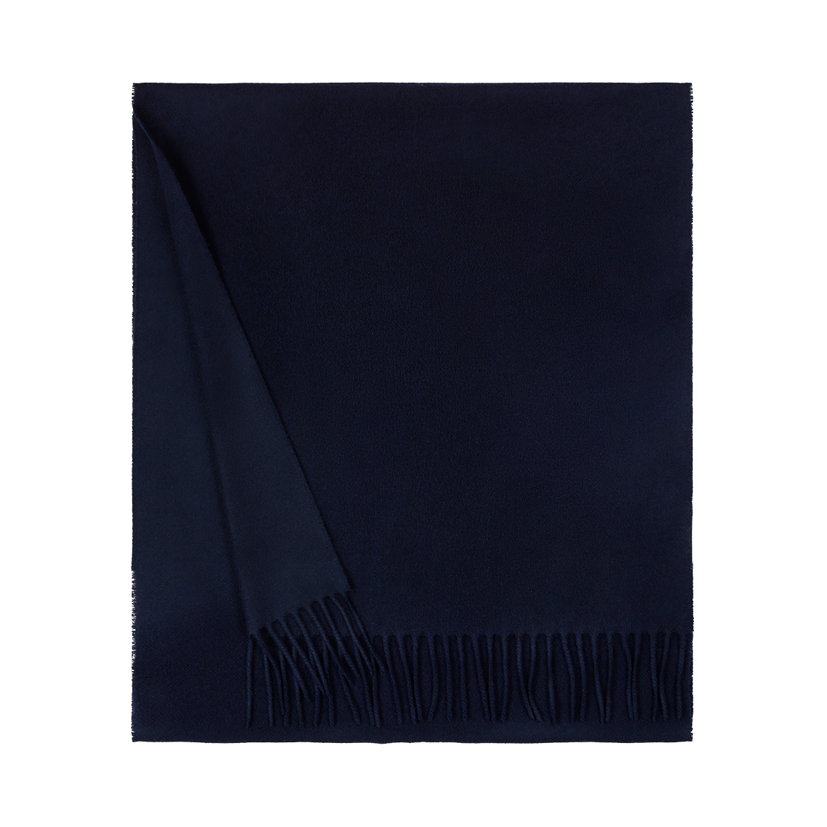 Navy Pure Cashmere Scarf