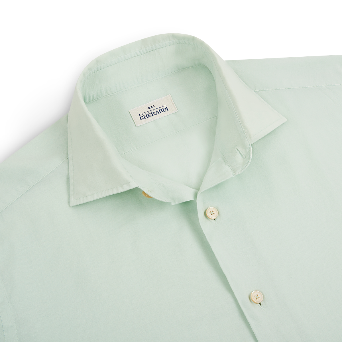 Sage Stretch Cotton Panamino Beach Shirt