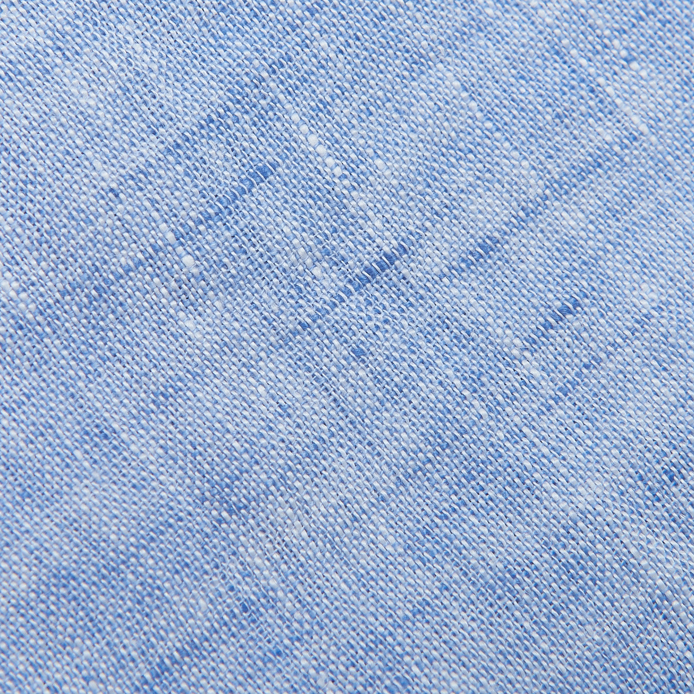 Stenströms Light Blue Linen Cutaway Slimline Shirt Fabric