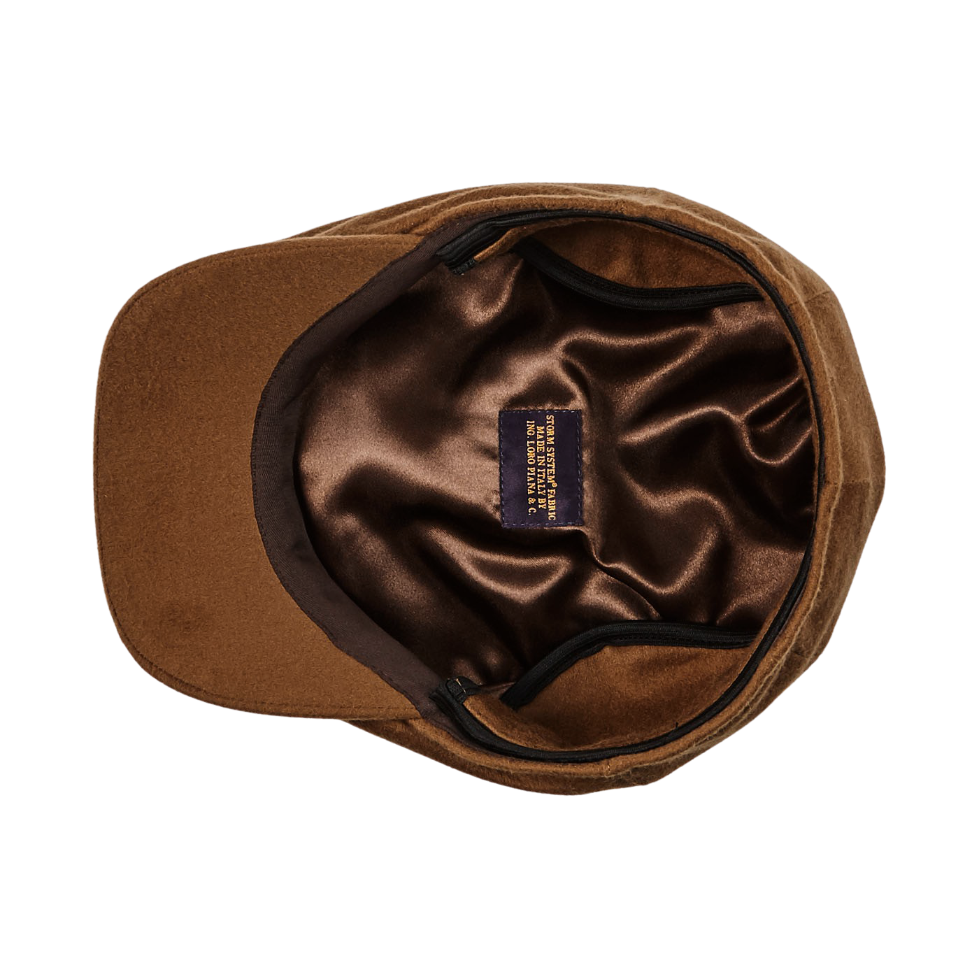 Wigéns Camel Loro Piana Cashmere Ivy Contemporary Cap Inside (kopia)