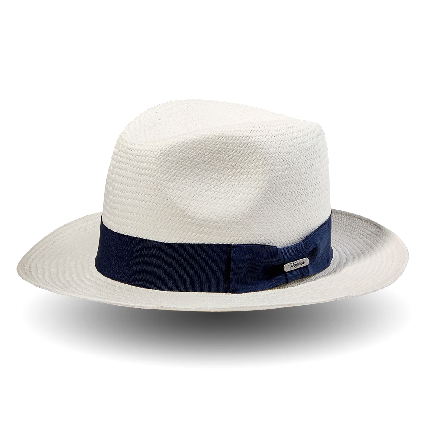 Wigéns Handwoven Fedora Navy Large Brim Country Hat Feature