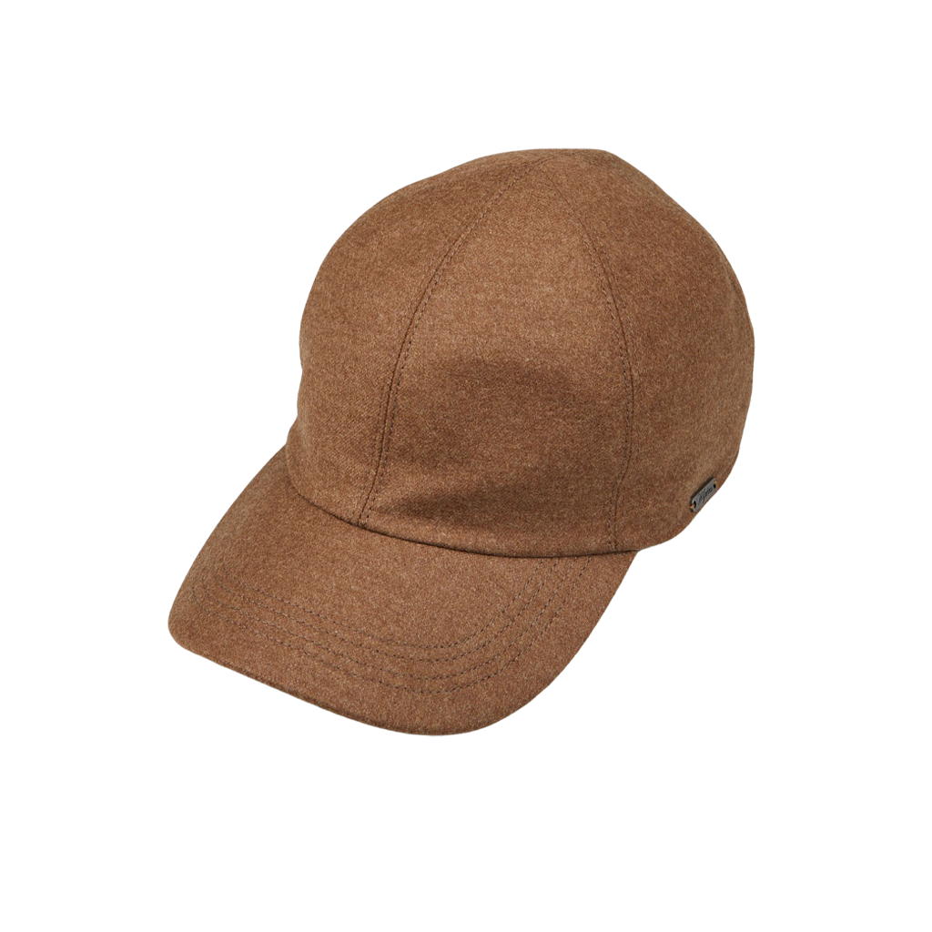 Wigéns Camel Loro Piana Wool Cashmere Baseball Cap Feature