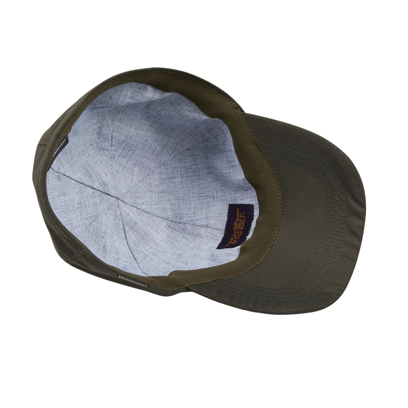 Wigéns Green Wool Loro Piana Storm System Cap Inside