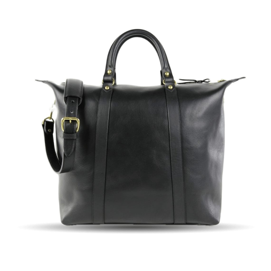 Frank Clegg Black Hampton Zipper Tote