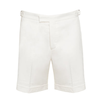 Cream Cotton Riviera Bermuda Shorts