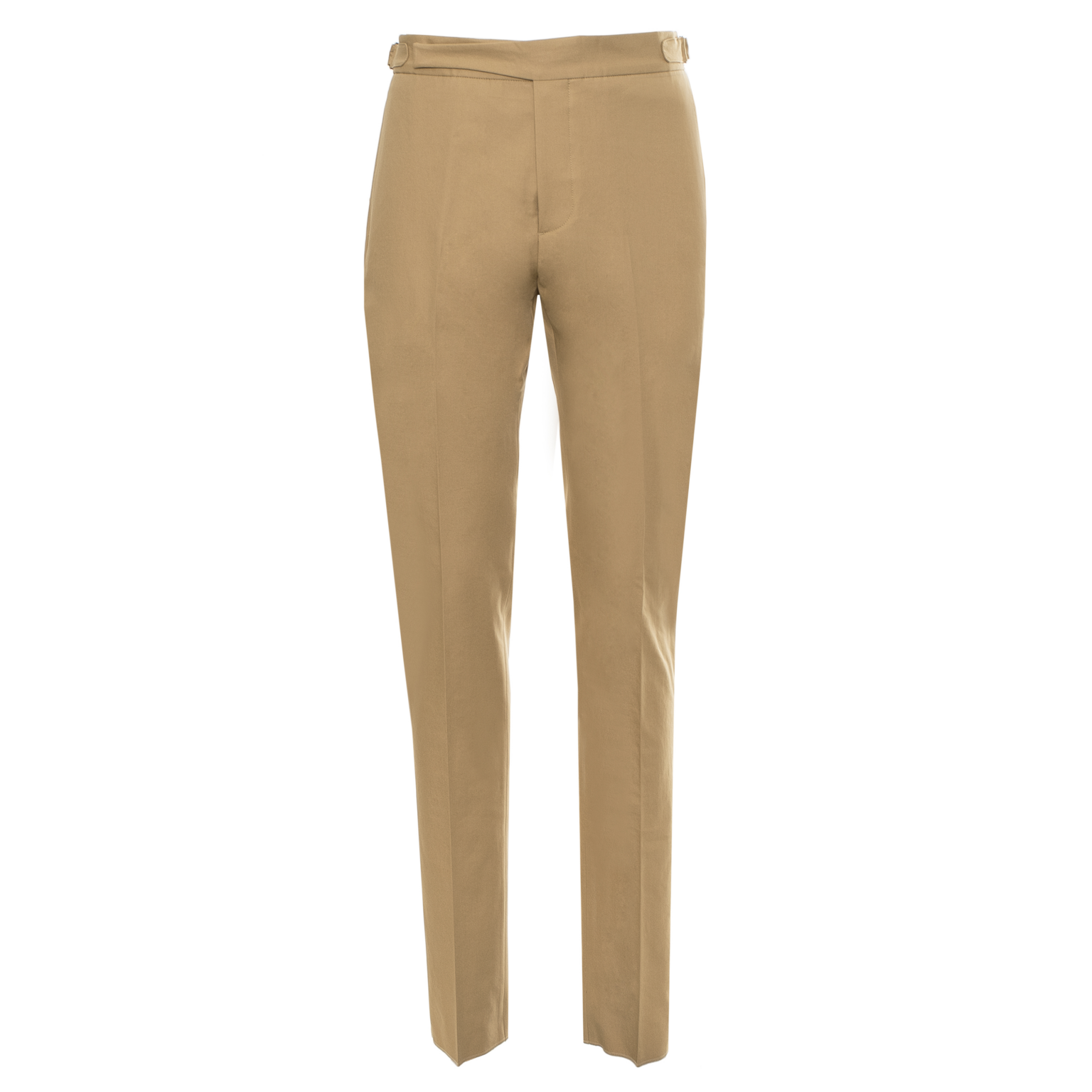 Caramel Beige Cotton Twill Gurkha Trousers