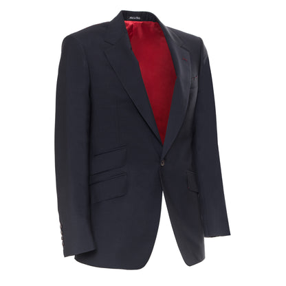 Navy Blue Tropical Super 150s Signature Jacket